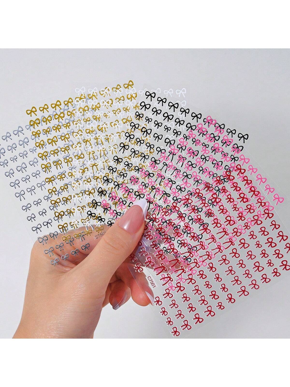 7Sheets Valentines Nail Art Stickers 7pcs Self-Adhesive Gold Heart Nail Stickers 3D Valentine'S Day Nail Supplies Rose Love Cupid Heart Letter Nail Decals Gold Nail Design Charms For Women Nail Art Decoration DIY