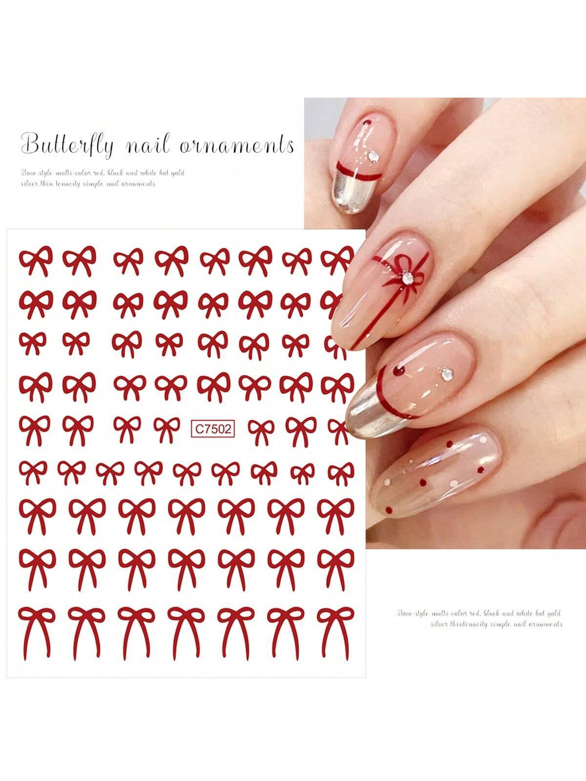 7Sheets Valentines Nail Art Stickers 7pcs Self-Adhesive Gold Heart Nail Stickers 3D Valentine'S Day Nail Supplies Rose Love Cupid Heart Letter Nail Decals Gold Nail Design Charms For Women Nail Art Decoration DIY