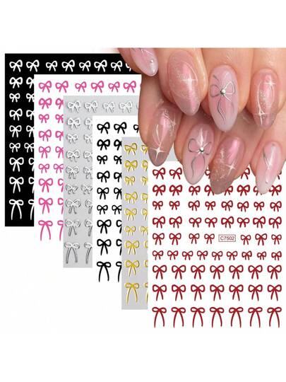 7Sheets Valentines Nail Art Stickers 7pcs Self-Adhesive Gold Heart Nail Stickers 3D Valentine'S Day Nail Supplies Rose Love Cupid Heart Letter Nail Decals Gold Nail Design Charms For Women Nail Art Decoration DIY