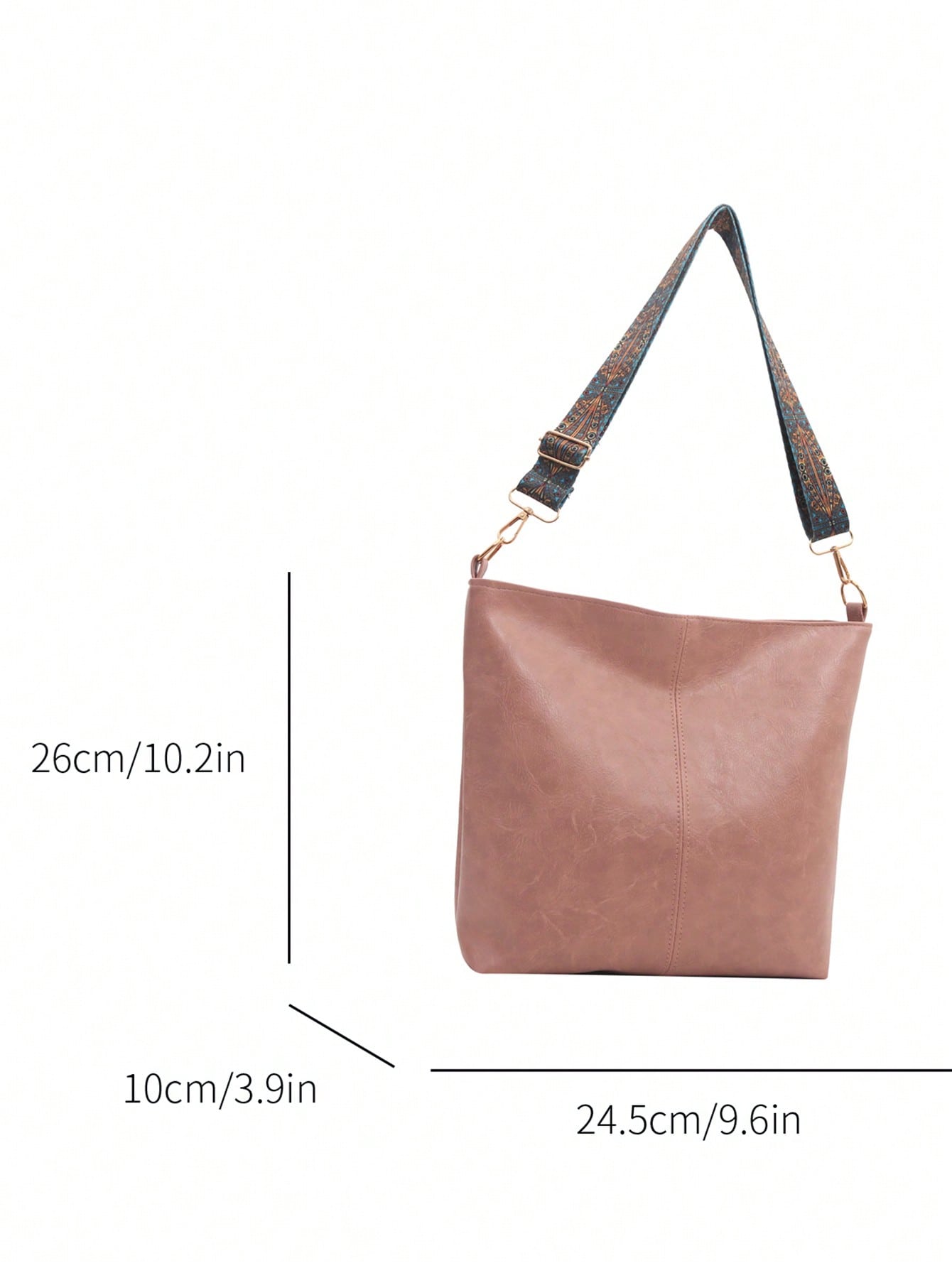 Simple Large Capacity Solid Color Tote Bag, Casual PU Leather Shoulder Bag, Women's Versatile Fashion Portable Handbag Purse For Commuting