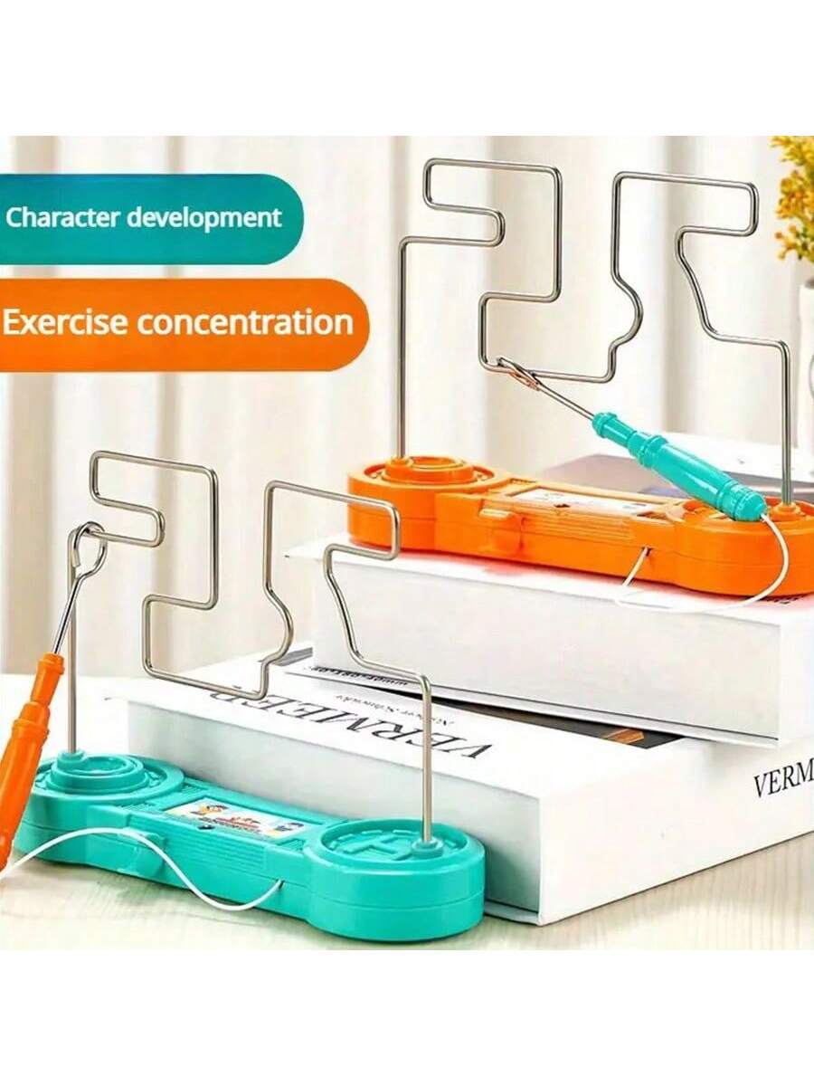 Exciting Family Buzz Wire Game: Safe, Educational Electric Maze Toy, Perfect For Party And Science Learning,Orange Toys,العاب>Multicolor,Kids Stocking Fillers