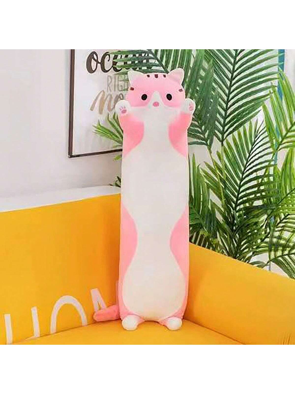 27.5inch And 19.6inch Long Cat Plush Toys Cute Animal Cat Creative Long Soft Toys Office Break Sleeping Pillow Cushion Stuffed Gift   Birthday Gift Christmas Gift For