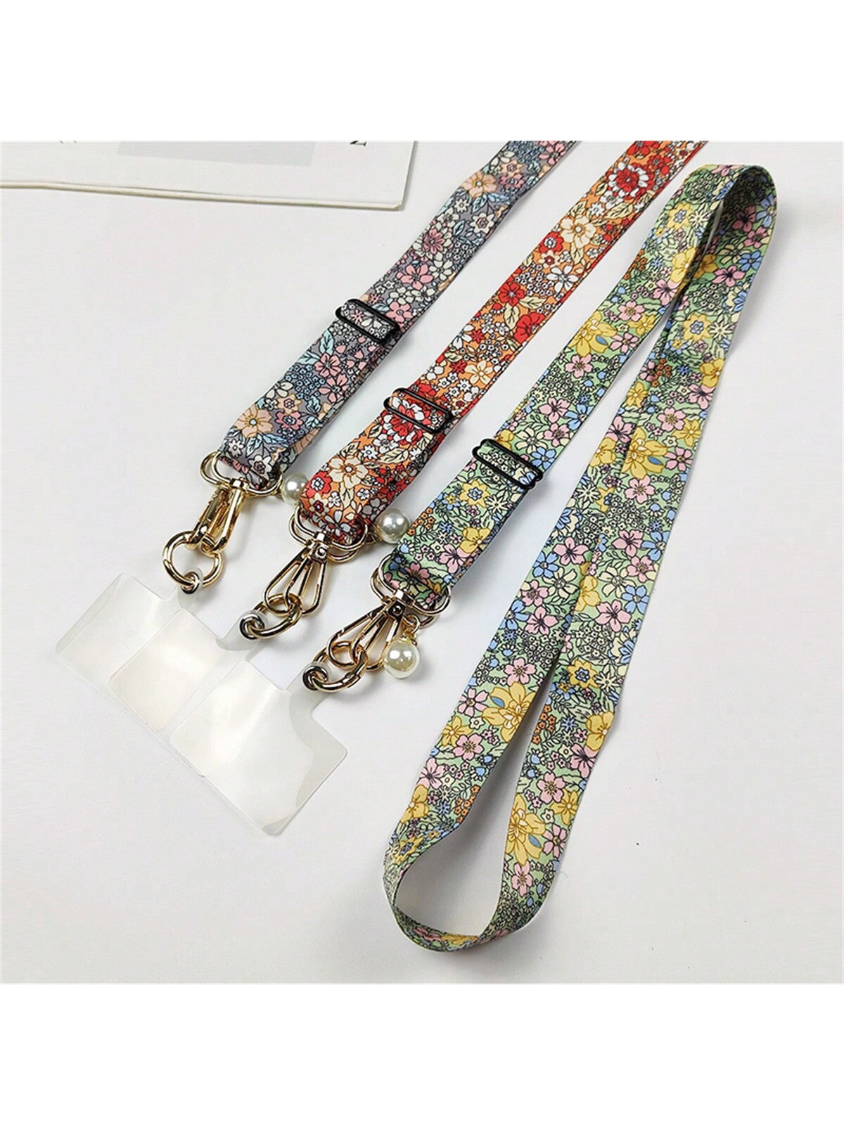 Mobile Phone Hanging Rope Crossbody Lanyard Anti Loss Petals Hanging Chain Universal Phone Case Flower Phone Lanyard