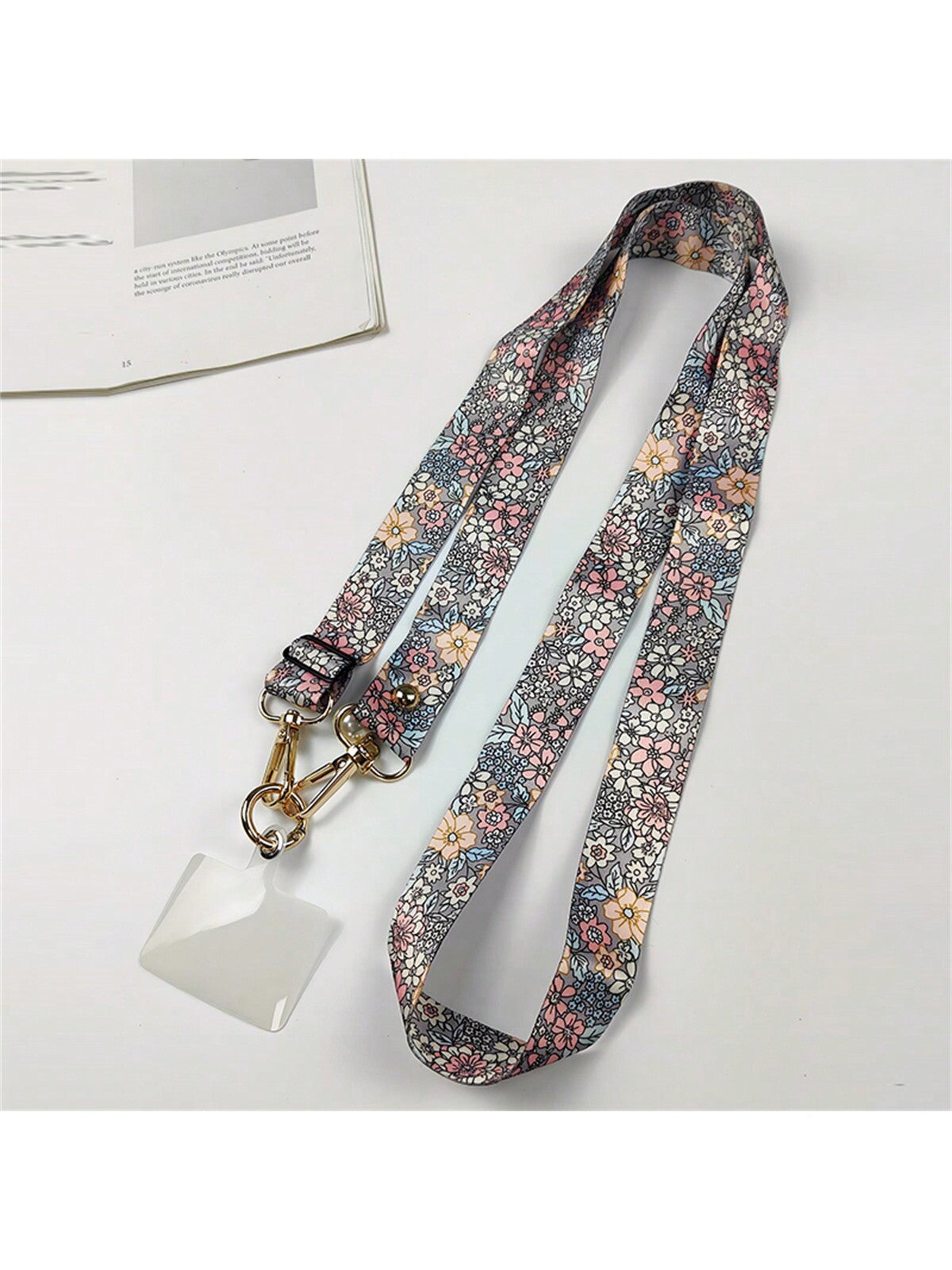 Mobile Phone Hanging Rope Crossbody Lanyard Anti Loss Petals Hanging Chain Universal Phone Case Flower Phone Lanyard