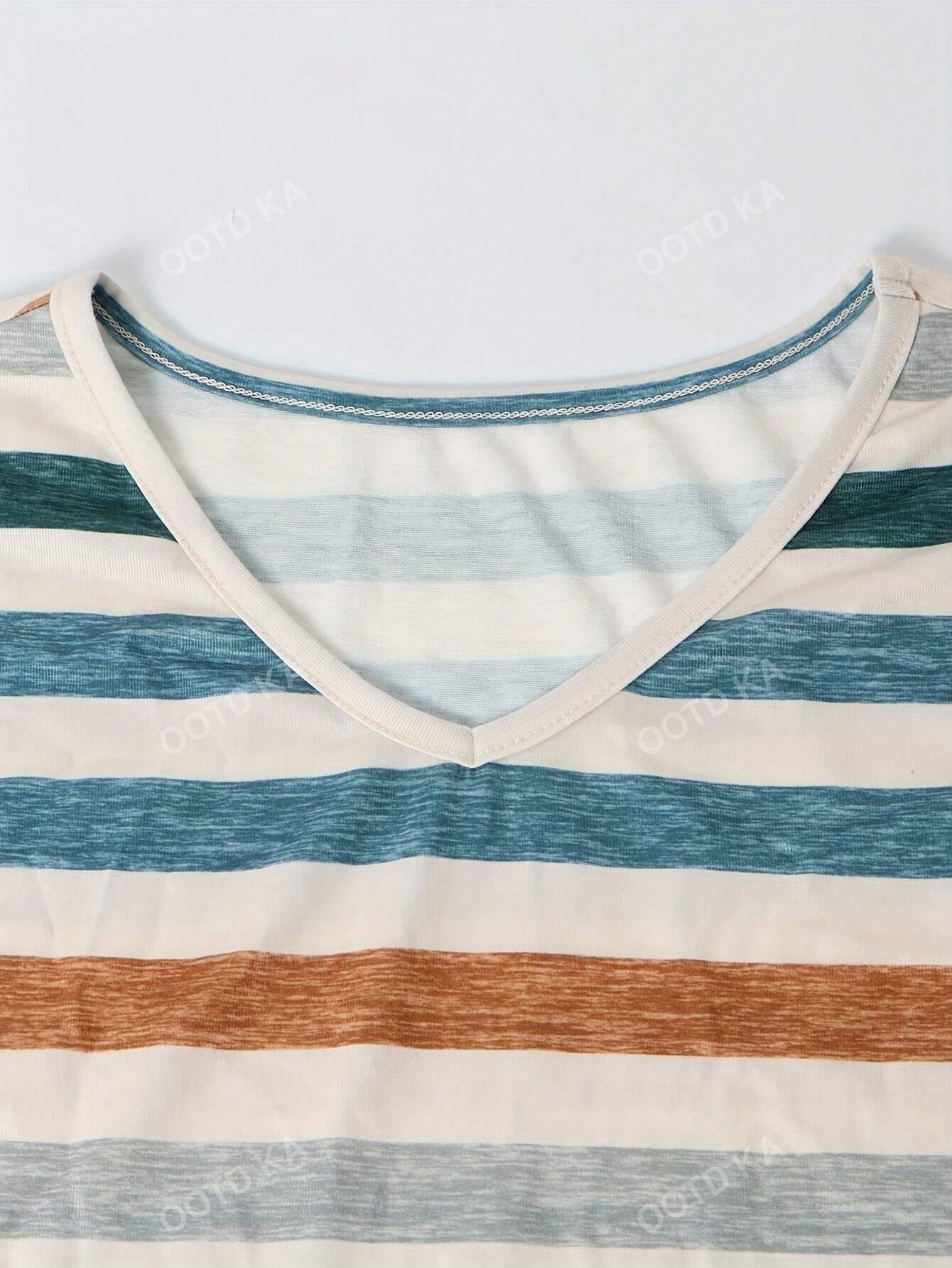 Retro Striped Women's T-Shirt