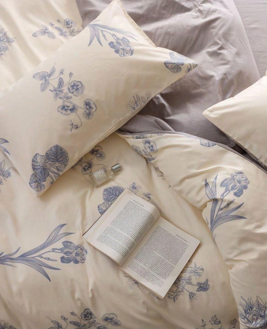 3pcs Vintage Floral Print Duvet Cover Set, Including 2 Pillowcases And 1 Duvet Cover (No Flat Sheet)