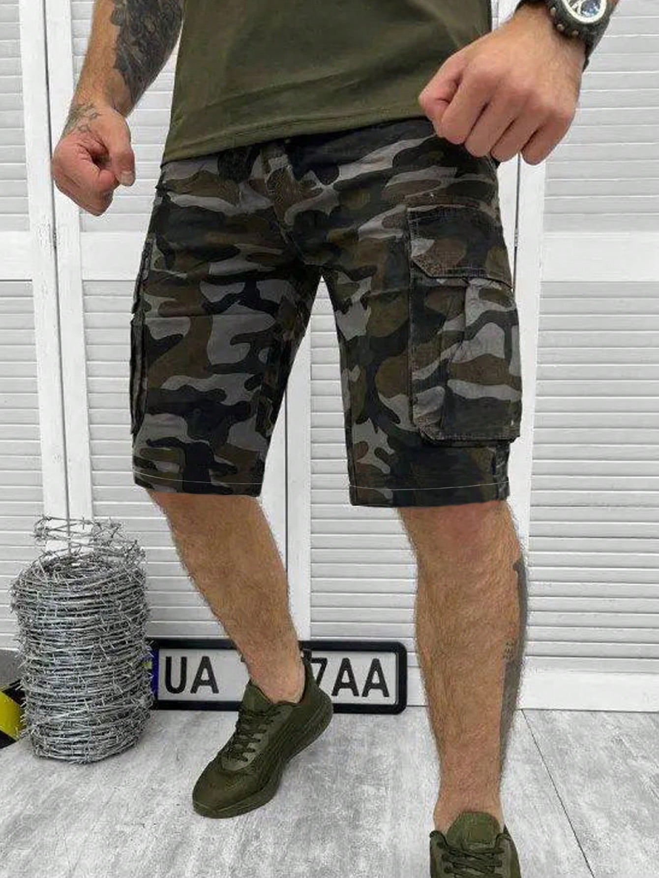 Summer New Men Fashionable Cargo Shorts Outdoor Camouflage Casual Shorts For Men