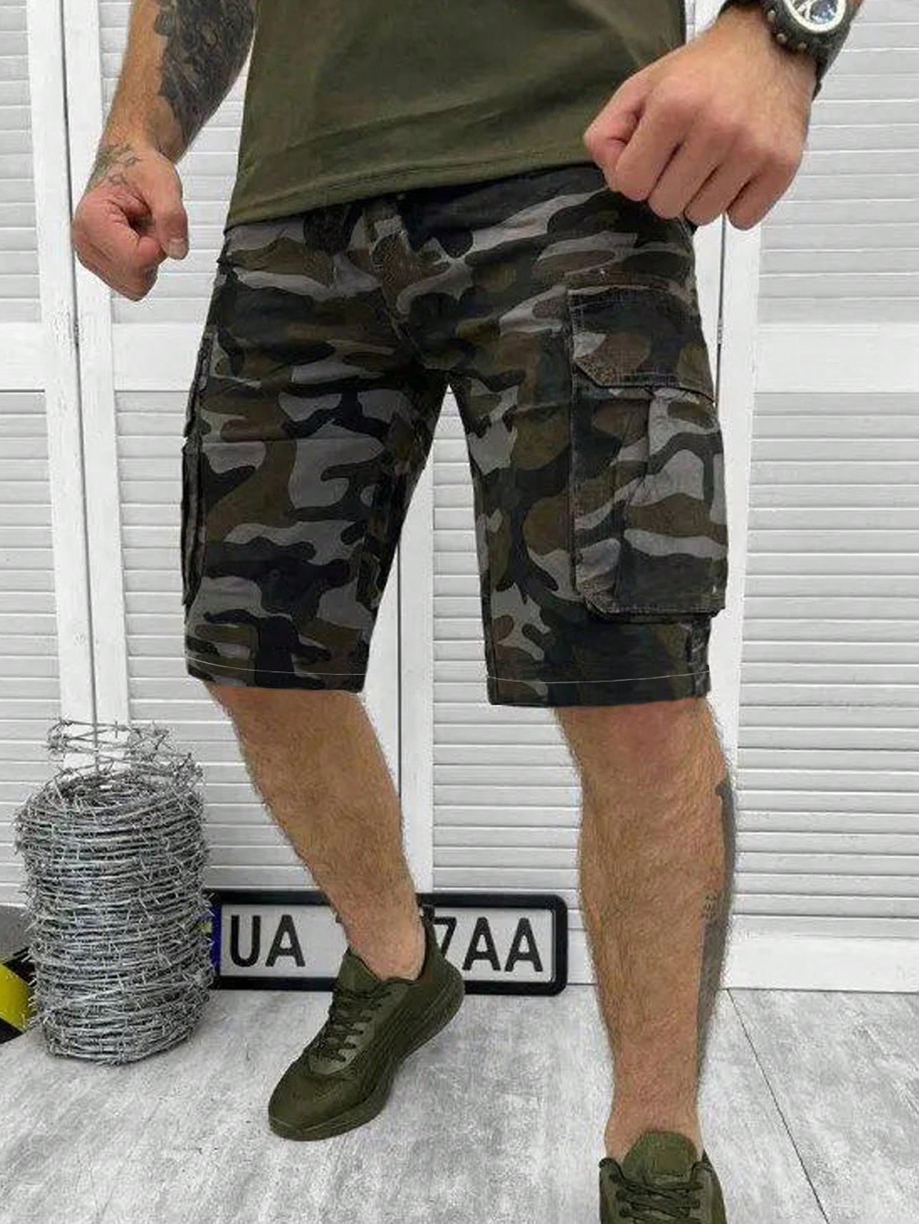 Summer New Men Fashionable Cargo Shorts Outdoor Camouflage Casual Shorts For Men