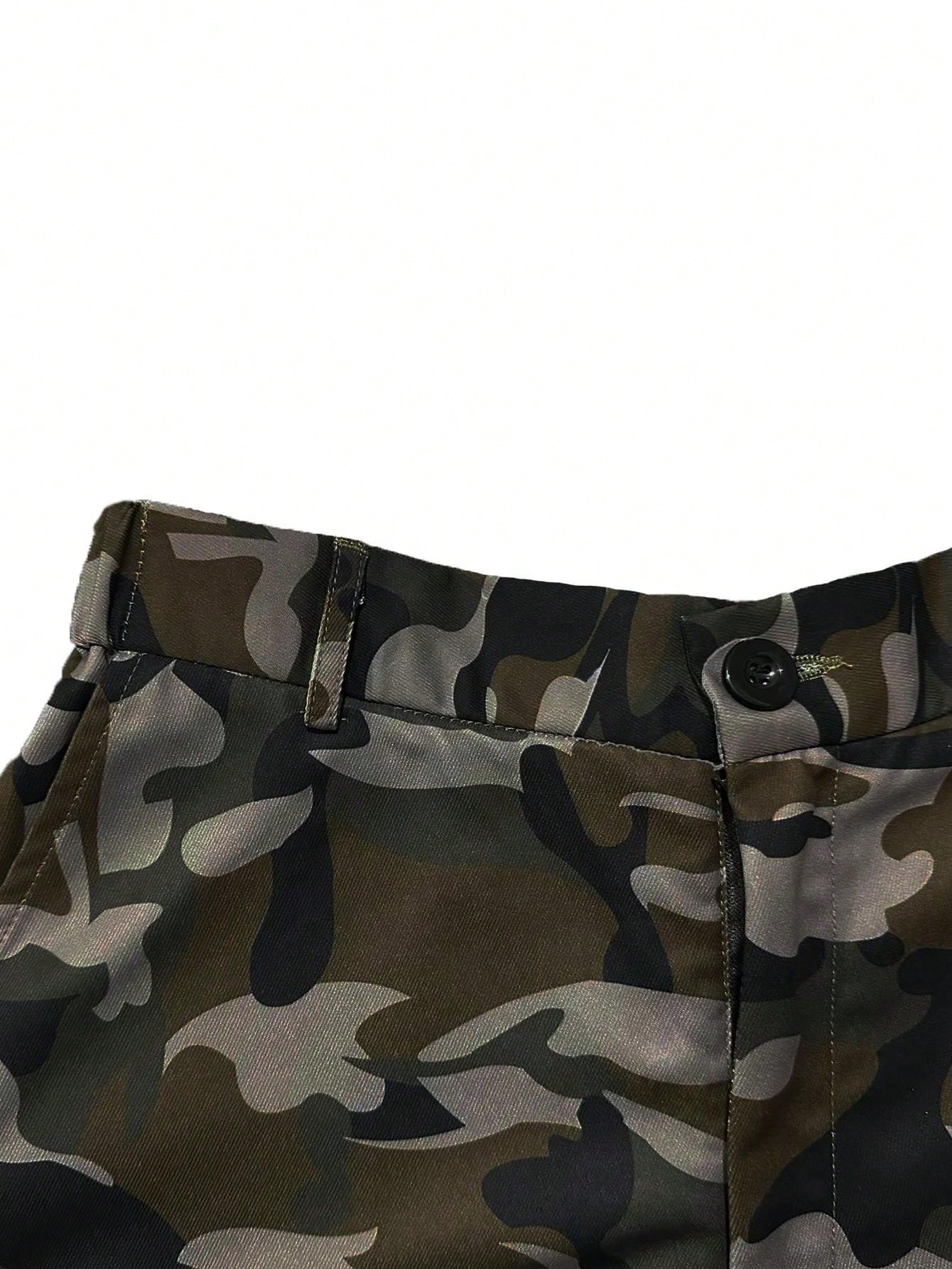 Summer New Men Fashionable Cargo Shorts Outdoor Camouflage Casual Shorts For Men