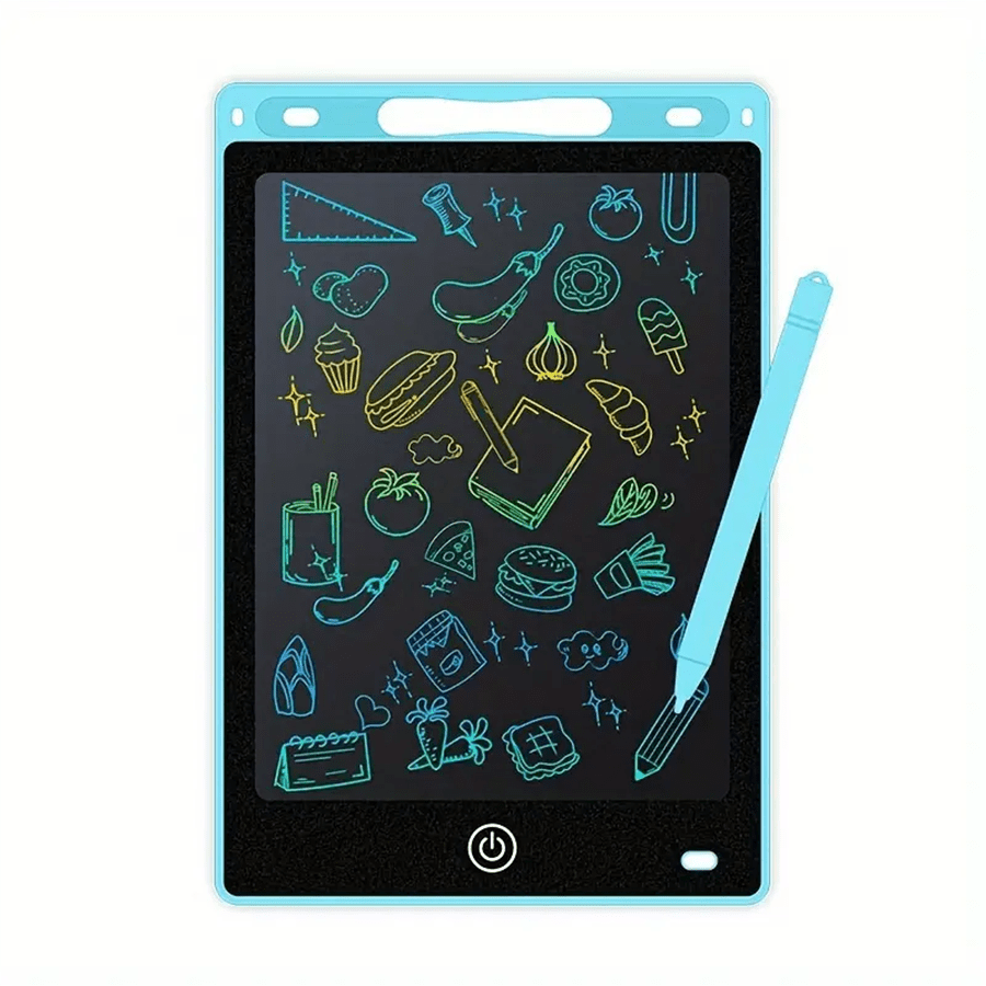 1pc LCD Drawing Tablet, Color Screen Digital Doodle Pad Sketch Board, Writing Board, Educational Christmas Birthday Gift, Halloween, Christmas, Thanksgiving, Eastercoloring Book,Christmas Toy,Blue,Educational Tablet,Stitch,Tablet