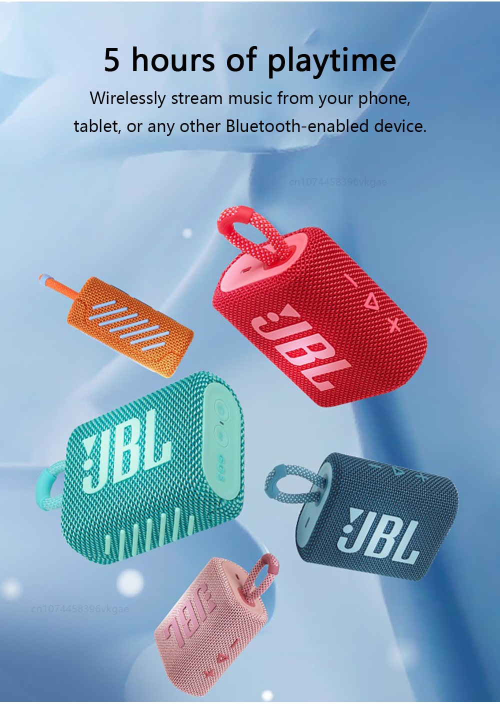 JBL Go 3 Bluetooth Speaker Powerful Bass Subwoofers Stereo Sound Outdoor GO3 Portable Mini Wireless Speaker Original JBL