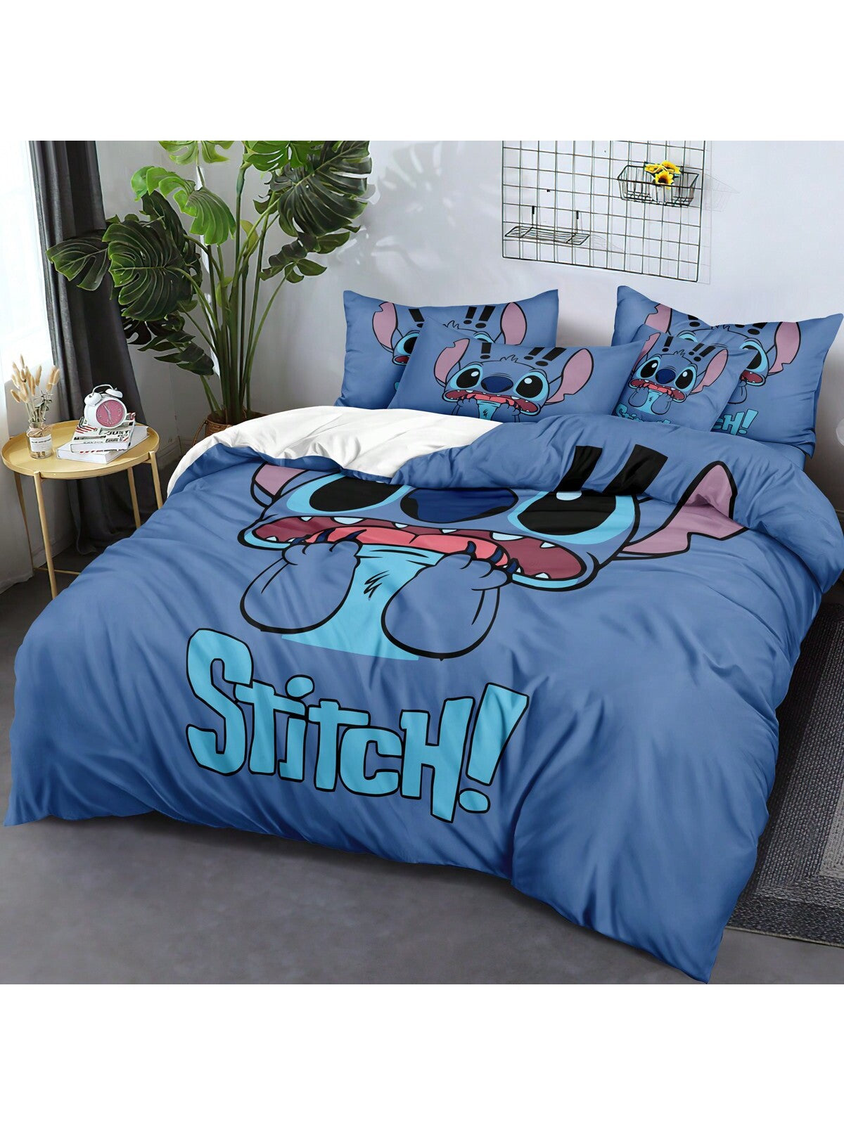 3pcs Cartoon Stifler Pattern Comforter Cover Set - Soft & Comfortable Bedding Set For Bedroom, Guest Room And Dorm Decor, Includes 1 Duvet Cover And 2 Pillowcases