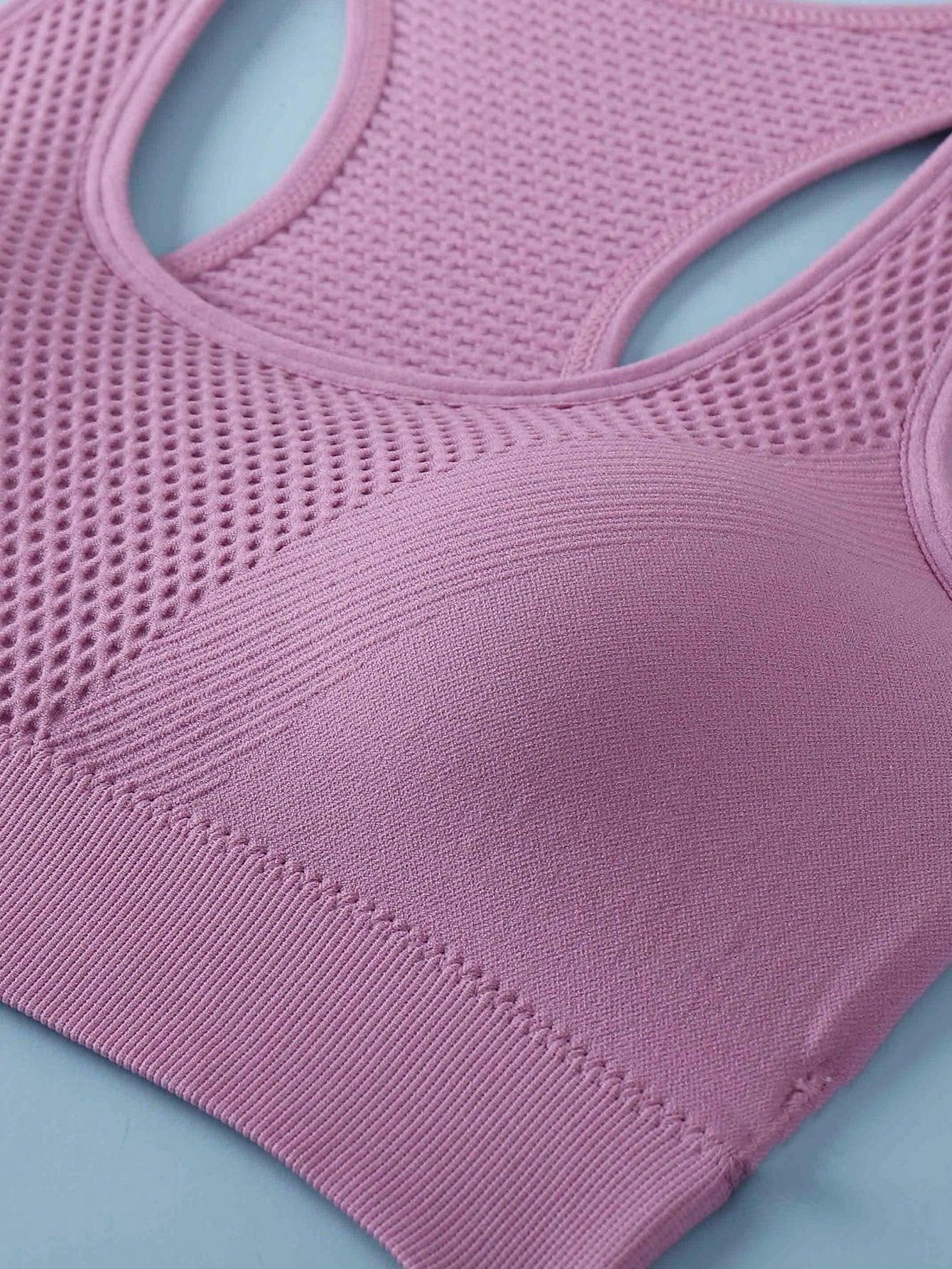 3pcs/Set Women Sports Bra, Yoga Fitness Running Bra, Seamless Workout Bra For Back Support, Lingerie