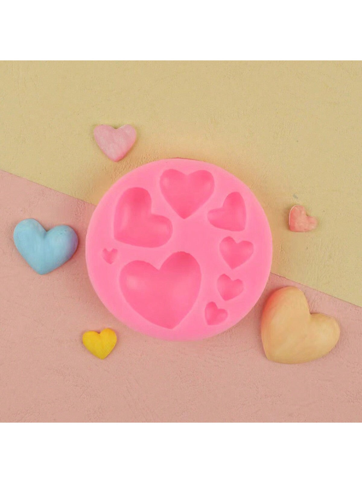 Versatile Round Flower Silicone Mold: Perfect For DIY Crafts, Jewellery Making, Baking Candies & Chocolates - Durable And Creative Design