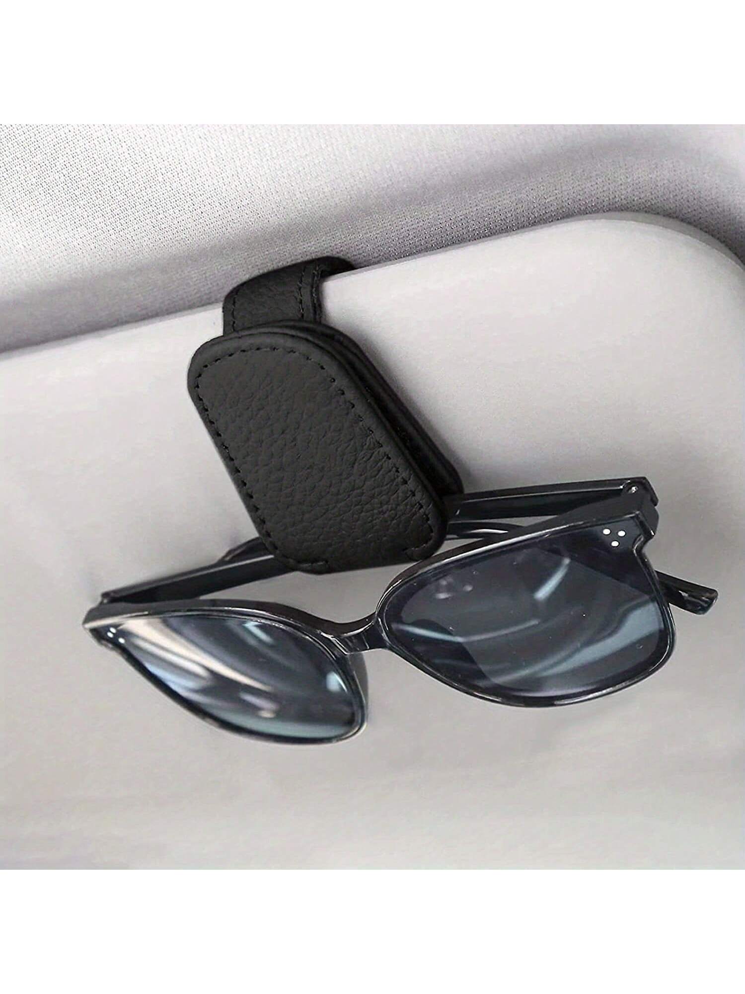 Car Glasses Holder, Glasses Case Organizer, Multi-Function Storage Clip, Magnetic Sunglasses Clip, Sun Glasses Holder, Ticket Holder