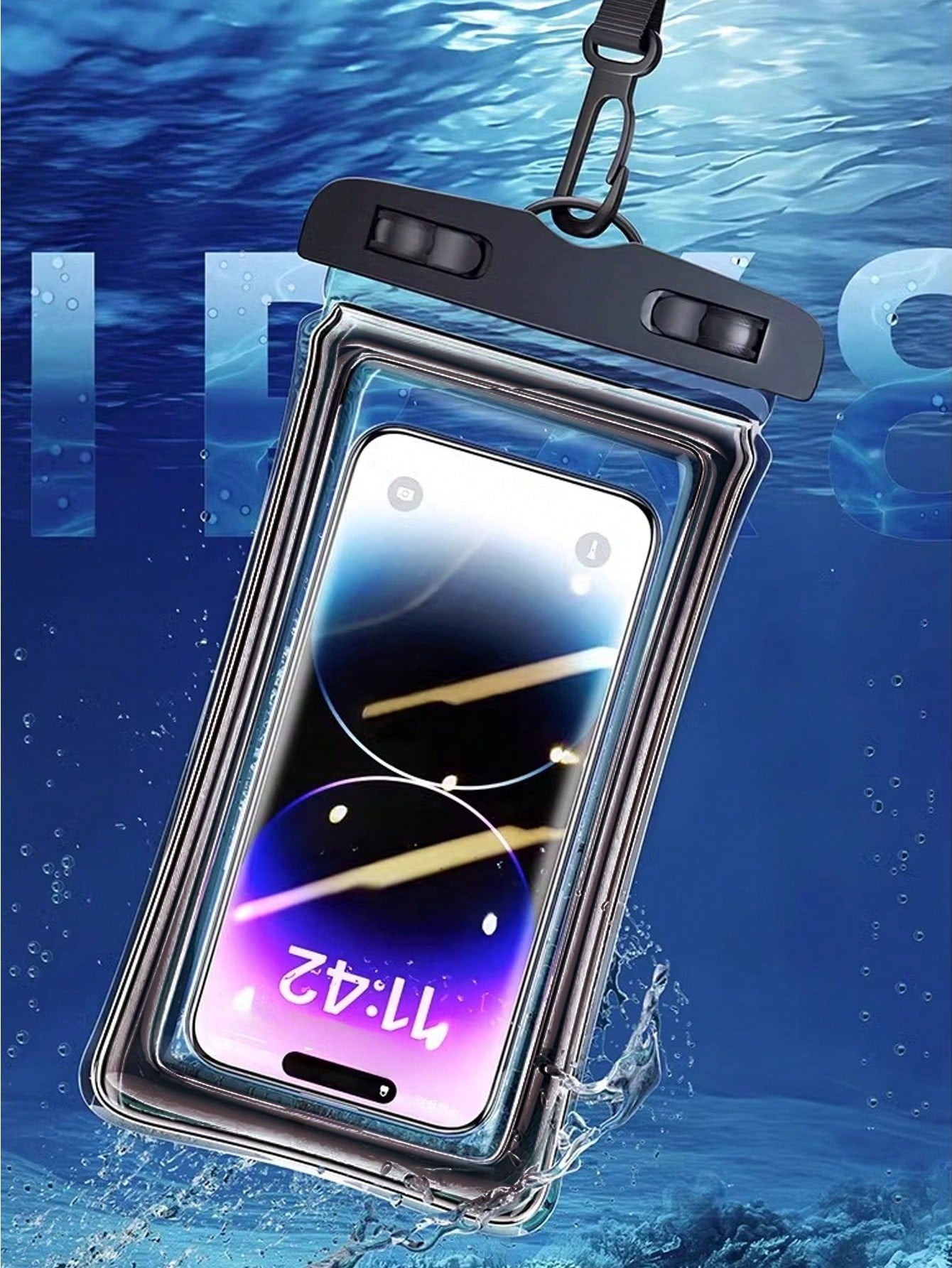 Floating Waterproof Phone Pouch Waterproof Phone Case, Underwater Dry Bag Cell Phone Pouch Compatible With IPhone 16 15 14 13 12 11 Pro Max XS XR X, Samsung Galaxy S23 S22 S21 S20 Ultra Up To 7.0