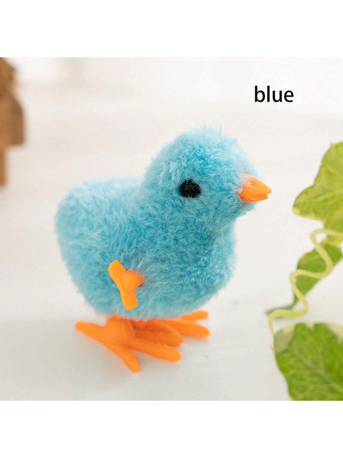 1 PC On Chain Spring Jumping Plush Chicken Simulation Hot Selling Emotional Toy