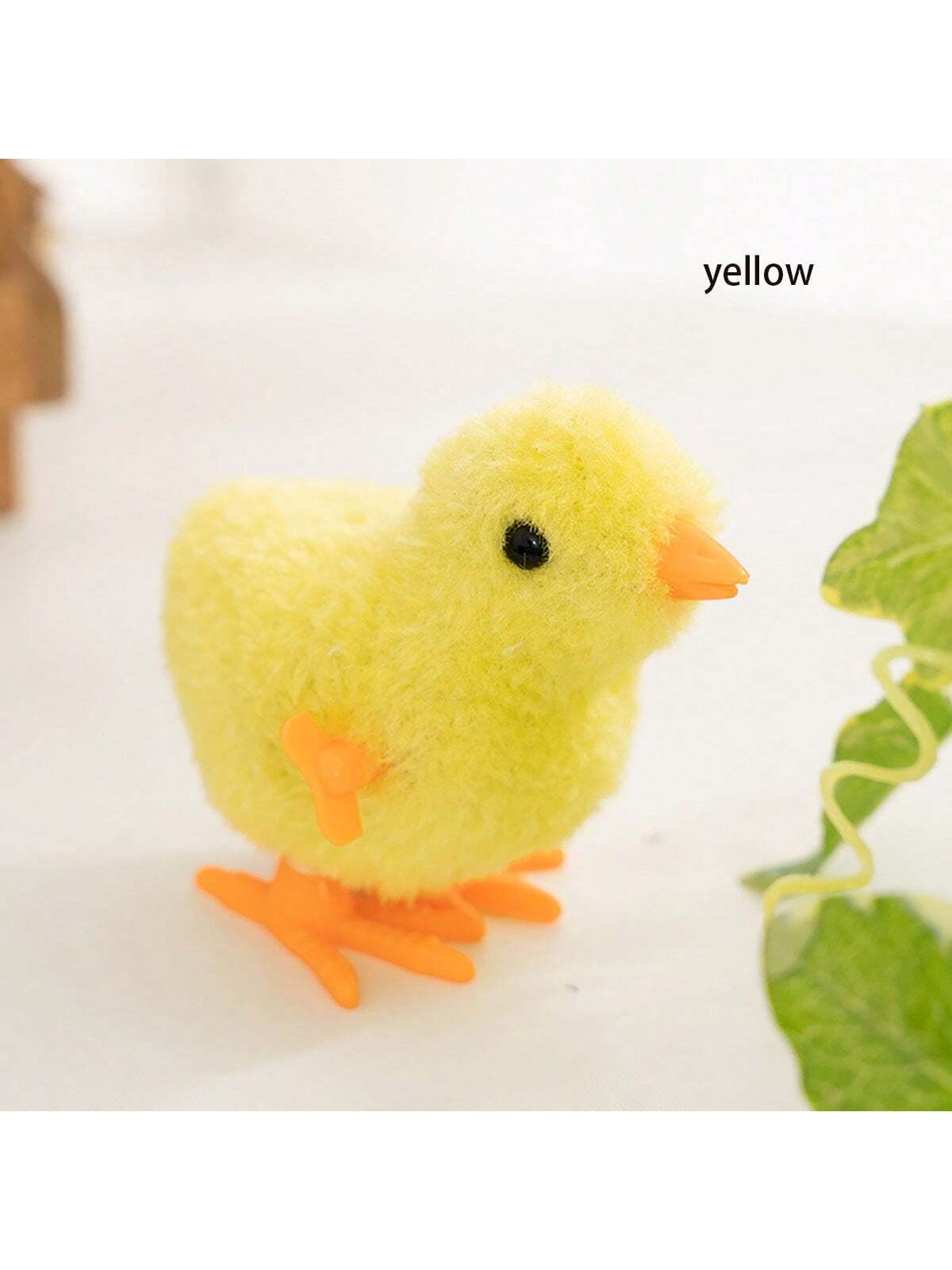 1 PC On Chain Spring Jumping Plush Chicken Simulation Hot Selling Emotional Toy