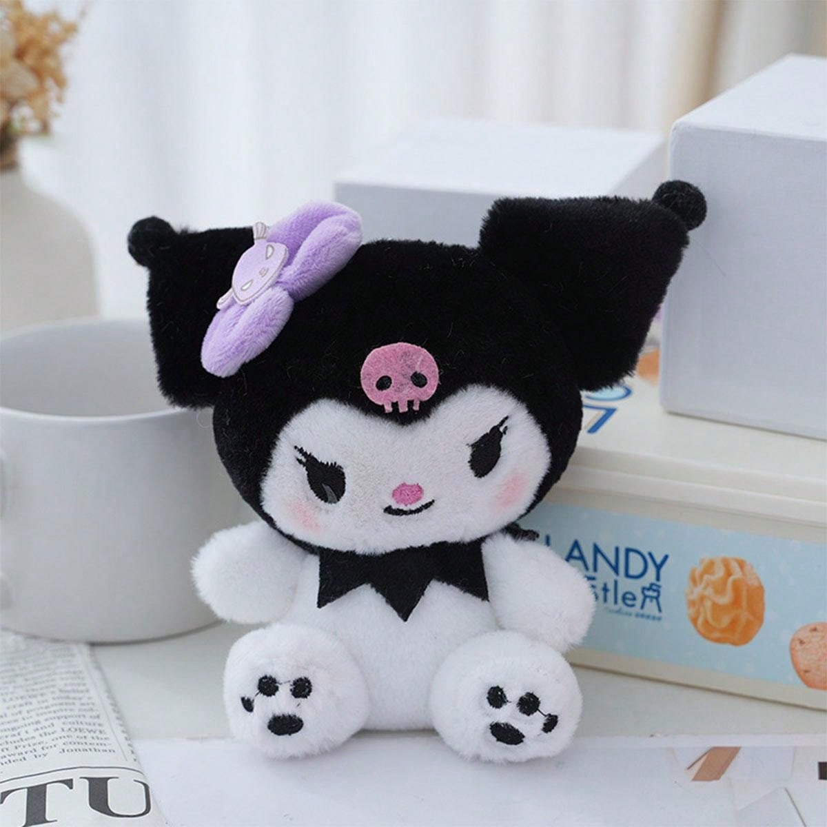 Christmas Decoration Sanrio Series Kuromi Plush Pendant, Cinnamoroll Doll, Melody Keychain, Bag Accessory, Birthday Gift