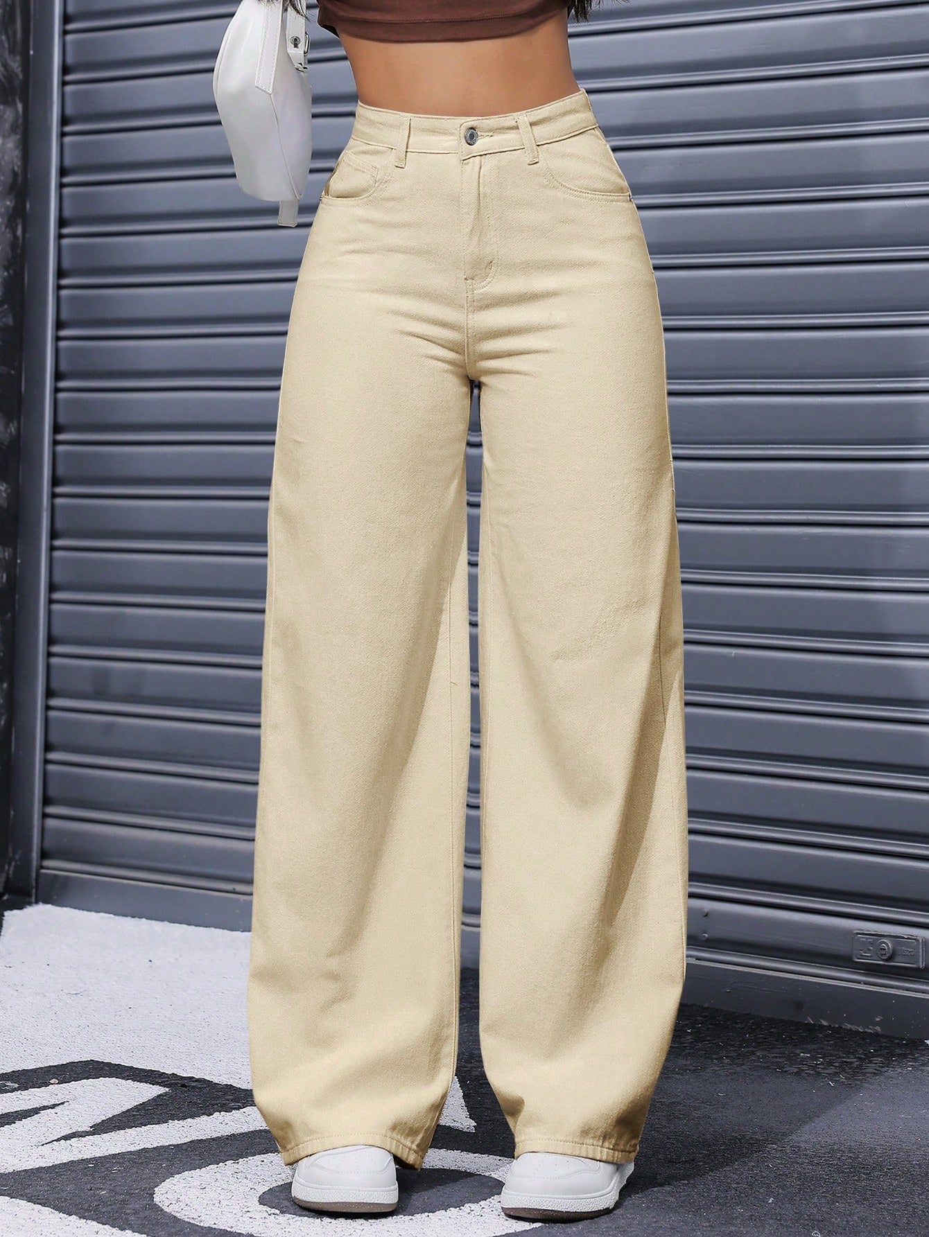 High Waist Wide Leg Jeans