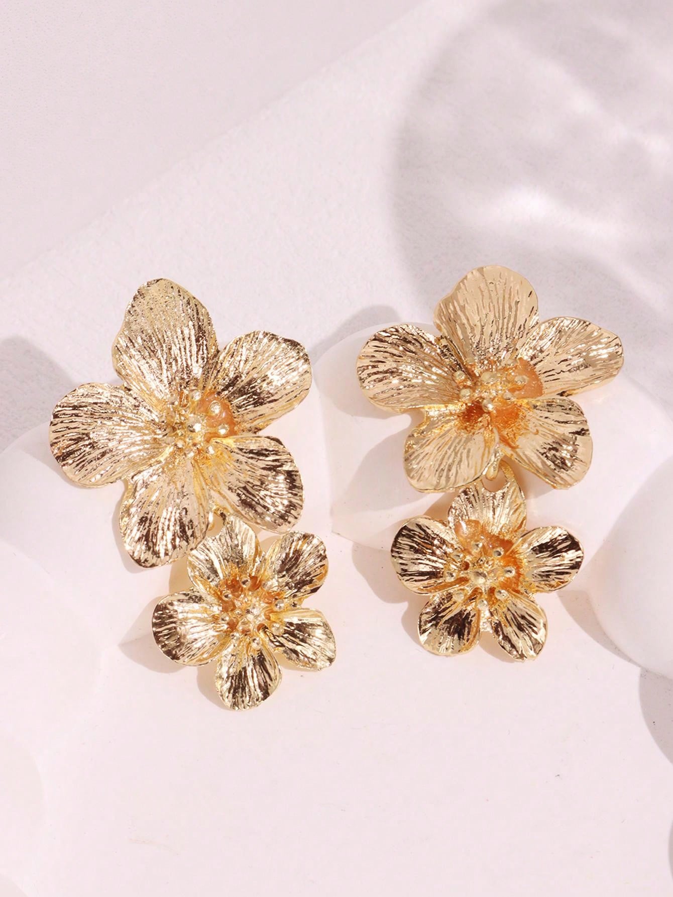 Flower Drop Earrings