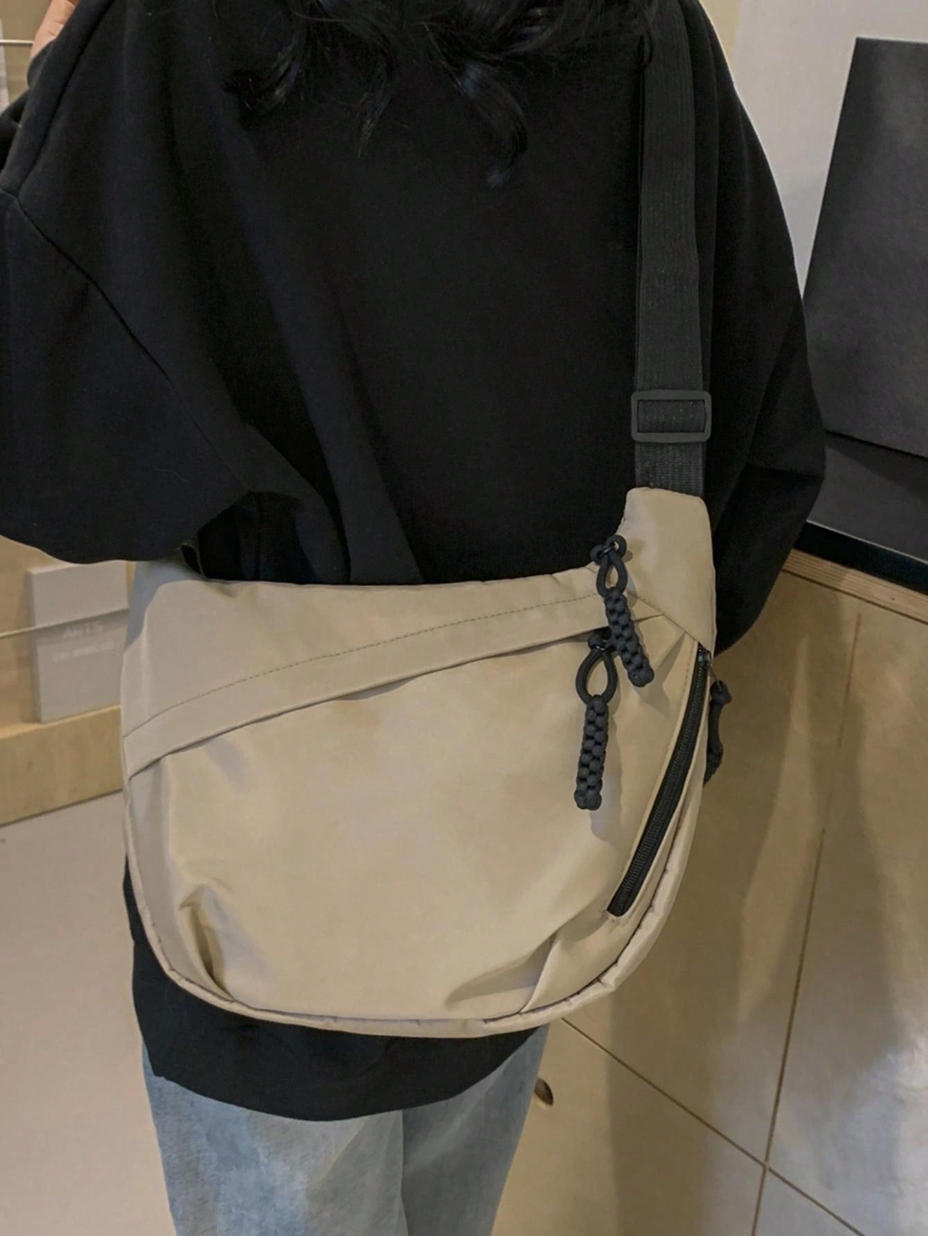 New Bag Student Small Satchel Bag Go Out Snack Bag Work Hand Bag Bento Bag Male And Female Students Handbag Freshman For Books Back To School Multi-Functional Dorm University Fathers Day Gifts Sling Bag For Man Man Bag Cross Body Bag Shoulder Bag Side Ba