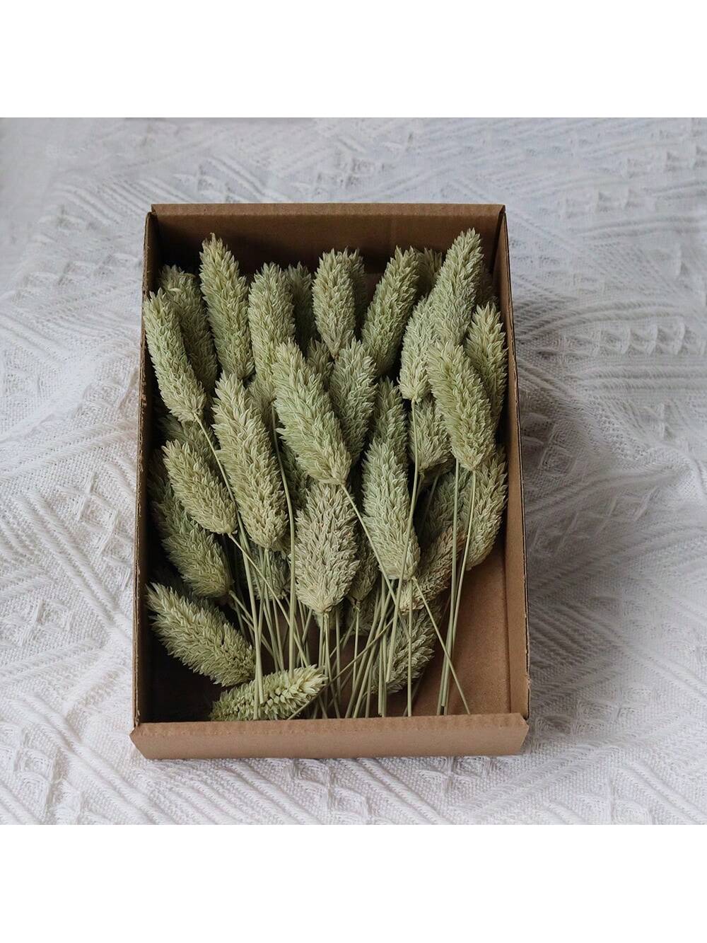 100pcs Diy Dried Flower Bag Natural Rose/Babybreath/Eucalyptus/Lover Grass /Lagurus/Bunny Tails Bulk Lavender Daisy Preserved Dried Flower Material Package Heads For Decoration