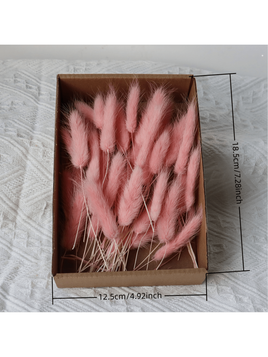 100pcs Diy Dried Flower Bag Natural Rose/Babybreath/Eucalyptus/Lover Grass /Lagurus/Bunny Tails Bulk Lavender Daisy Preserved Dried Flower Material Package Heads For Decoration