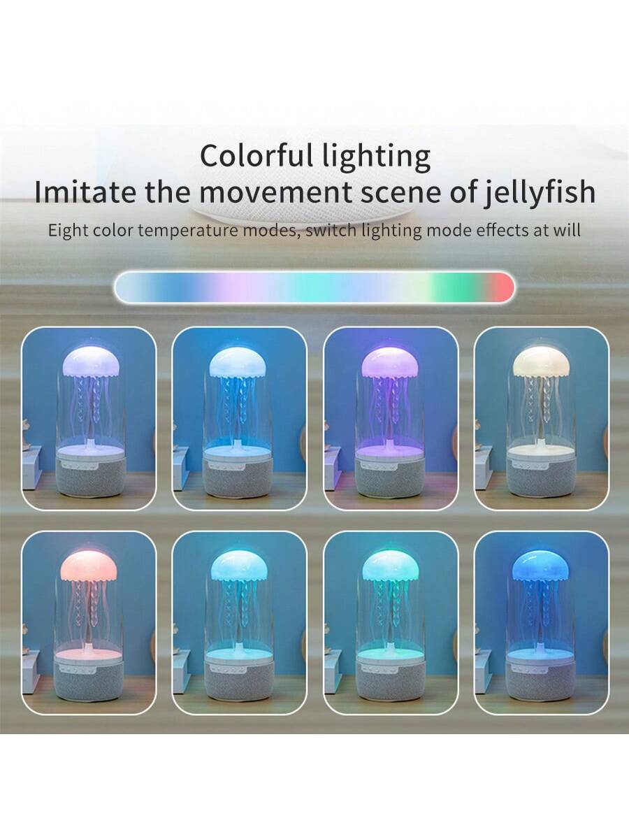 Jellyfish Bluetooth Speaker, Wireless Jellyfish Speaker, Suitable For Home Office Desktop Decoration, Suitable For Teen Girls Boys Adult Christmas Gifts    K19