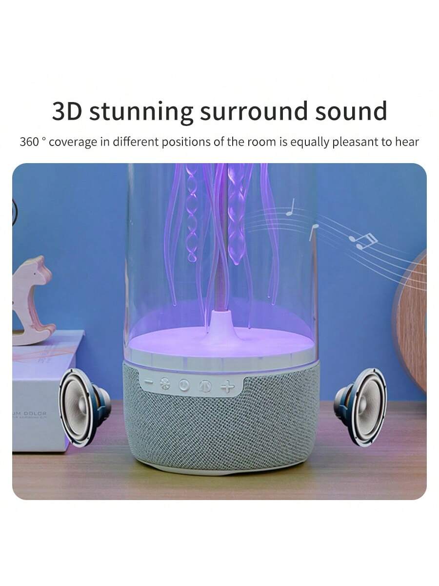 Jellyfish Bluetooth Speaker, Wireless Jellyfish Speaker, Suitable For Home Office Desktop Decoration, Suitable For Teen Girls Boys Adult Christmas Gifts    K19