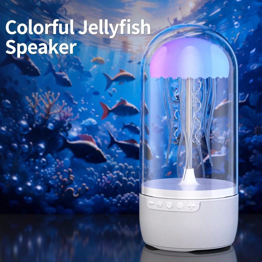 Jellyfish Bluetooth Speaker, Wireless Jellyfish Speaker, Suitable For Home Office Desktop Decoration, Suitable For Teen Girls Boys Adult Christmas Gifts    K19