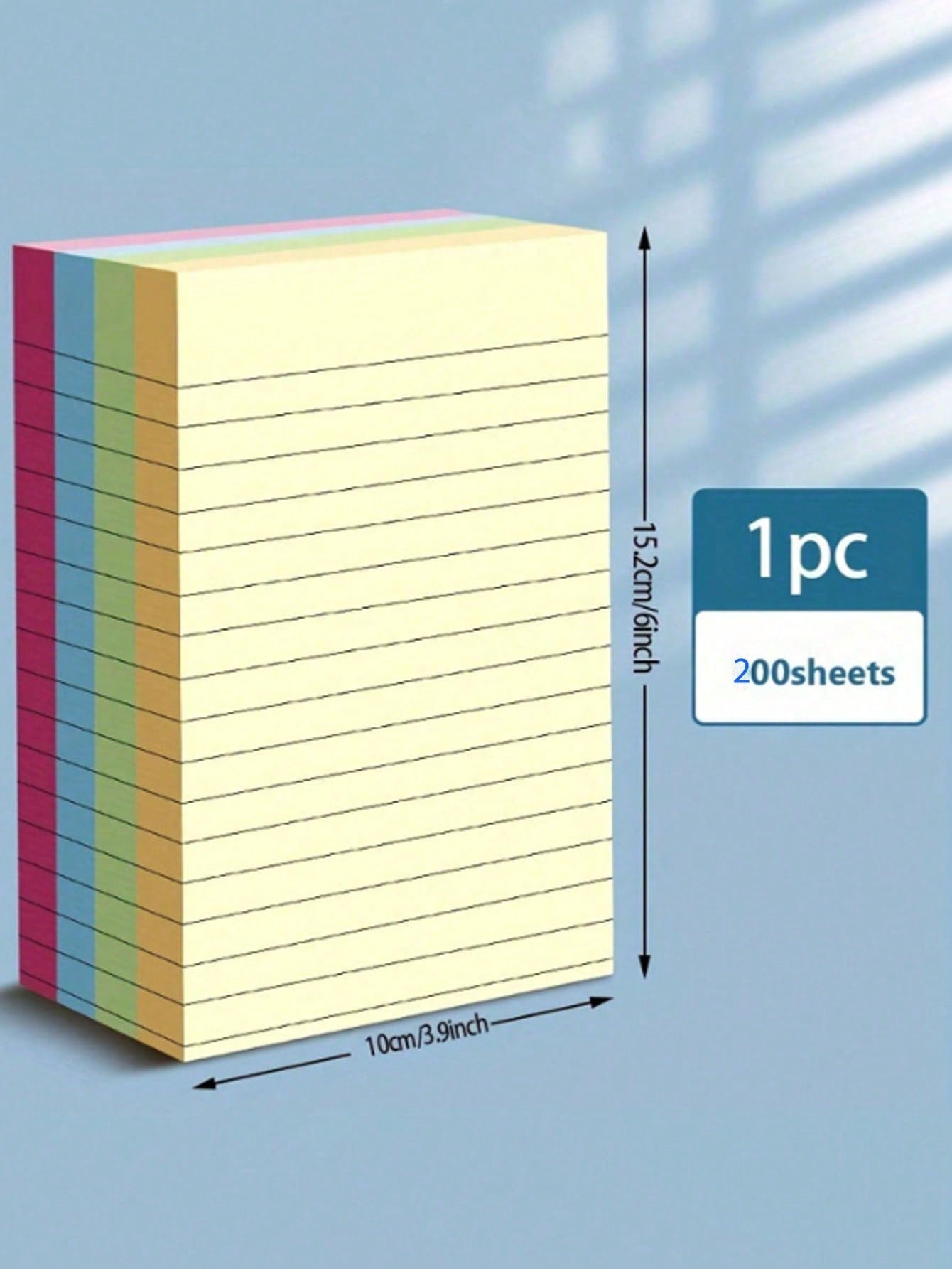 1 Set Of 100 Sheets Sticky Notes - Bright 4-Color Combination, Easy To Use, Efficient For Taking Notes And Organizing - Ideal Choice For Students, Office And Home