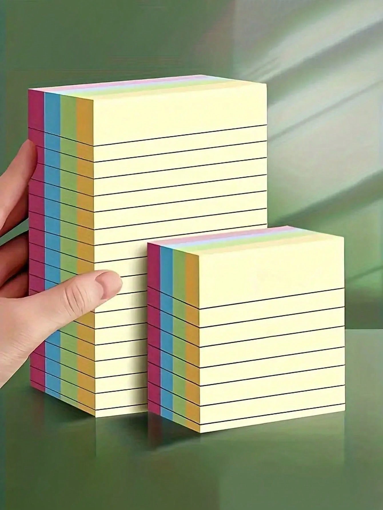 1 Set Of 100 Sheets Sticky Notes - Bright 4-Color Combination, Easy To Use, Efficient For Taking Notes And Organizing - Ideal Choice For Students, Office And Home