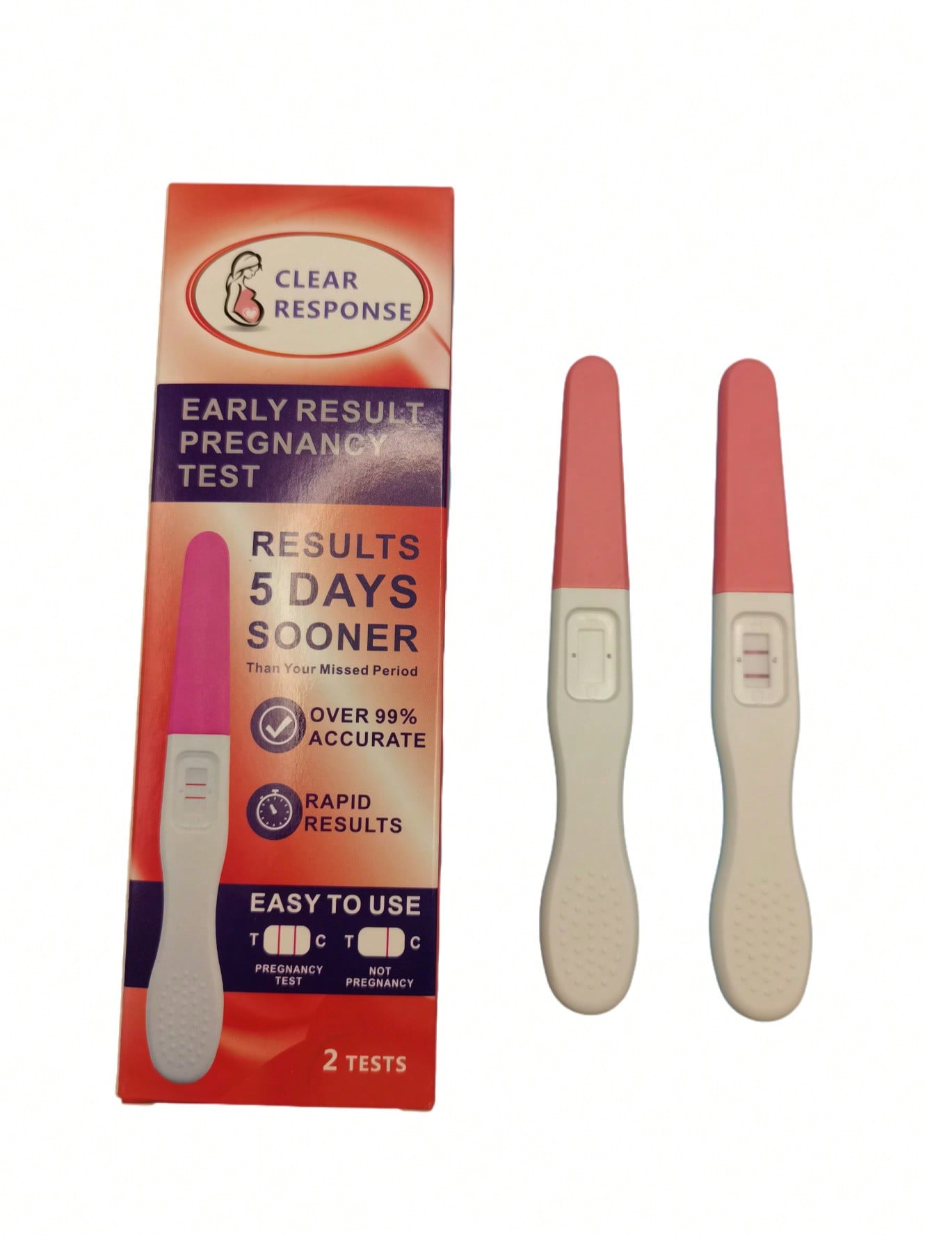 1box Prank Pregnancy Test Kit Toy, Pretend To Be Pregnant Gag, Trick Family, See Your Partner's Reaction [Random Packaging]