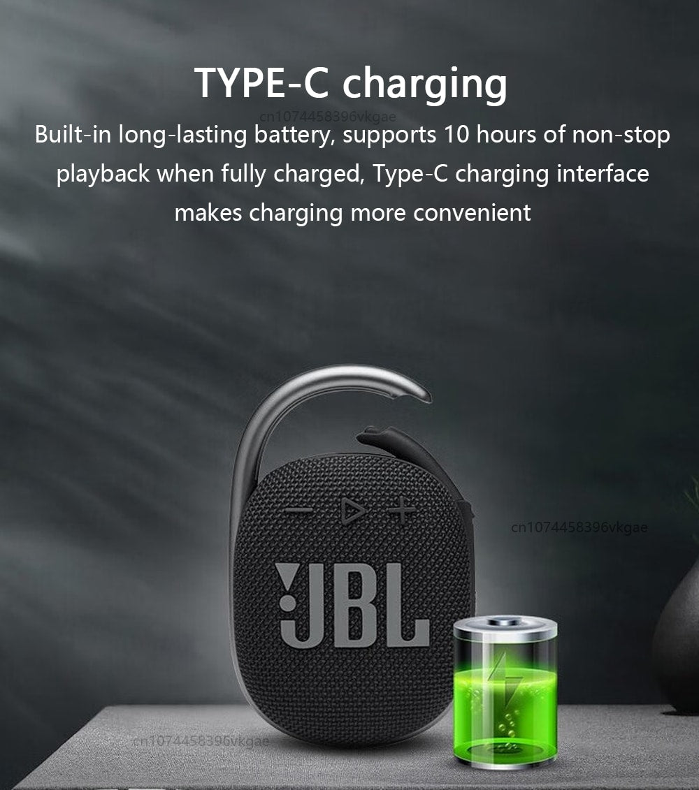 JBL CLIP 4 Bluetooth Speakers IP67 Waterproof/10 Hours Of Playtime Outdoor Travel Portable Mini Wireless Speaker Original JBL