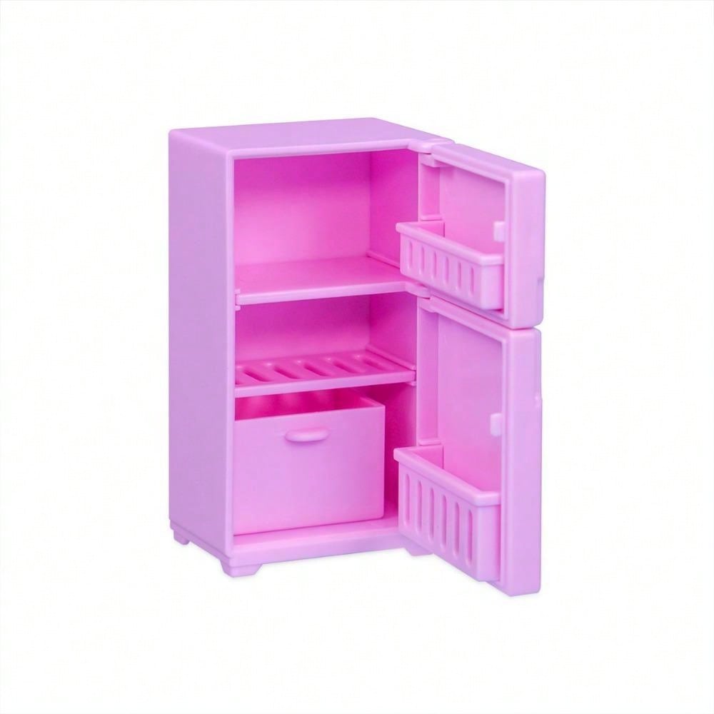 16pcs Mini Refrigerator Toys, Simulation Food Children's Toys, Dollhouse Miniature Kitchen Play