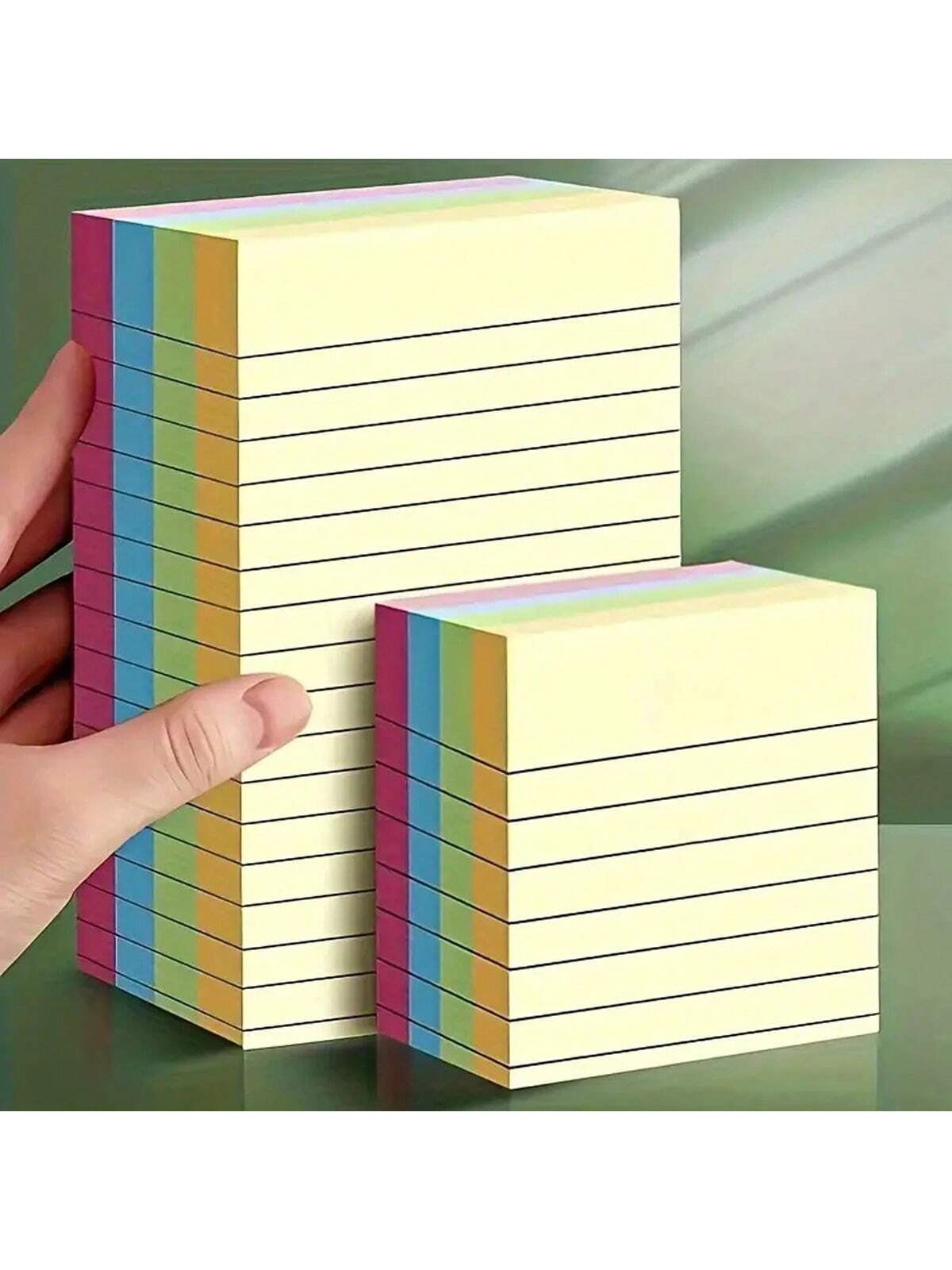 1 Set Of 100 Sheets Sticky Notes - Bright 4-Color Combination, Easy To Use, Efficient For Taking Notes And Organizing - Ideal Choice For Students, Office And Home