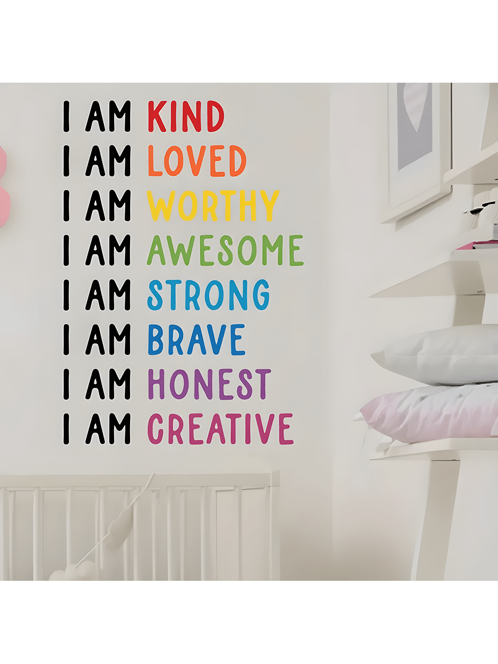 1set Inspirational Quotes Wall Sticker, Be Kind, Motivational Self-Adhesive Wall Stickers, Bedroom Entryway Living Room Porch Home Decoration Wall Stickers, Removable Stickers, Wall Decor Decals