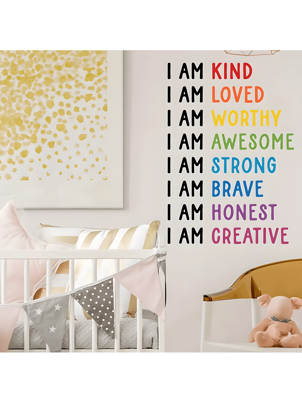 1set Inspirational Quotes Wall Sticker, Be Kind, Motivational Self-Adhesive Wall Stickers, Bedroom Entryway Living Room Porch Home Decoration Wall Stickers, Removable Stickers, Wall Decor Decals