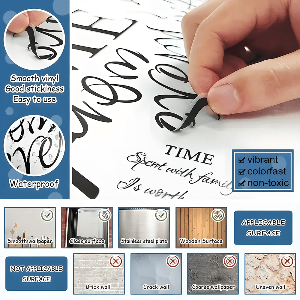 1set Inspirational Quotes Wall Sticker, Be Kind, Motivational Self-Adhesive Wall Stickers, Bedroom Entryway Living Room Porch Home Decoration Wall Stickers, Removable Stickers, Wall Decor Decals