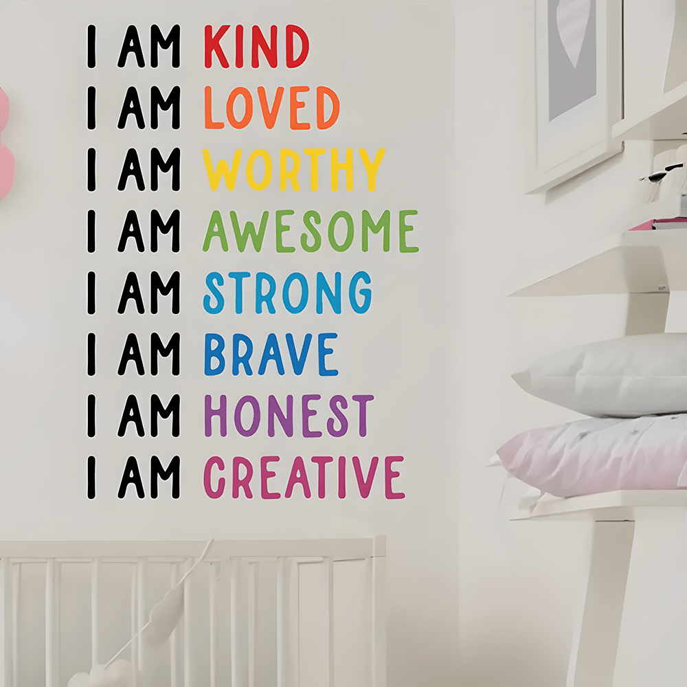 1set Inspirational Quotes Wall Sticker, Be Kind, Motivational Self-Adhesive Wall Stickers, Bedroom Entryway Living Room Porch Home Decoration Wall Stickers, Removable Stickers, Wall Decor Decals