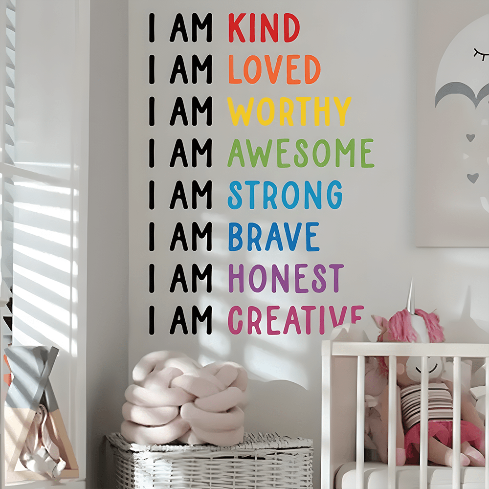 1set Inspirational Quotes Wall Sticker, Be Kind, Motivational Self-Adhesive Wall Stickers, Bedroom Entryway Living Room Porch Home Decoration Wall Stickers, Removable Stickers, Wall Decor Decals