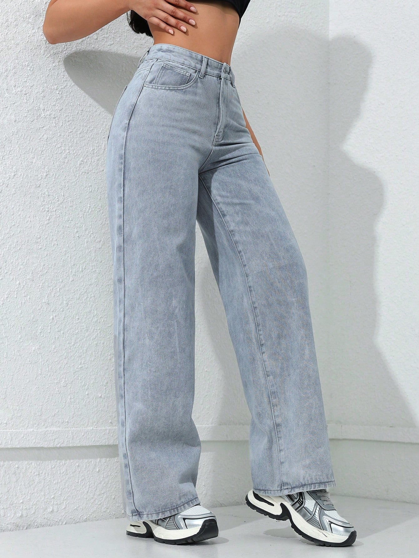 High Waist Wide Leg Jeans