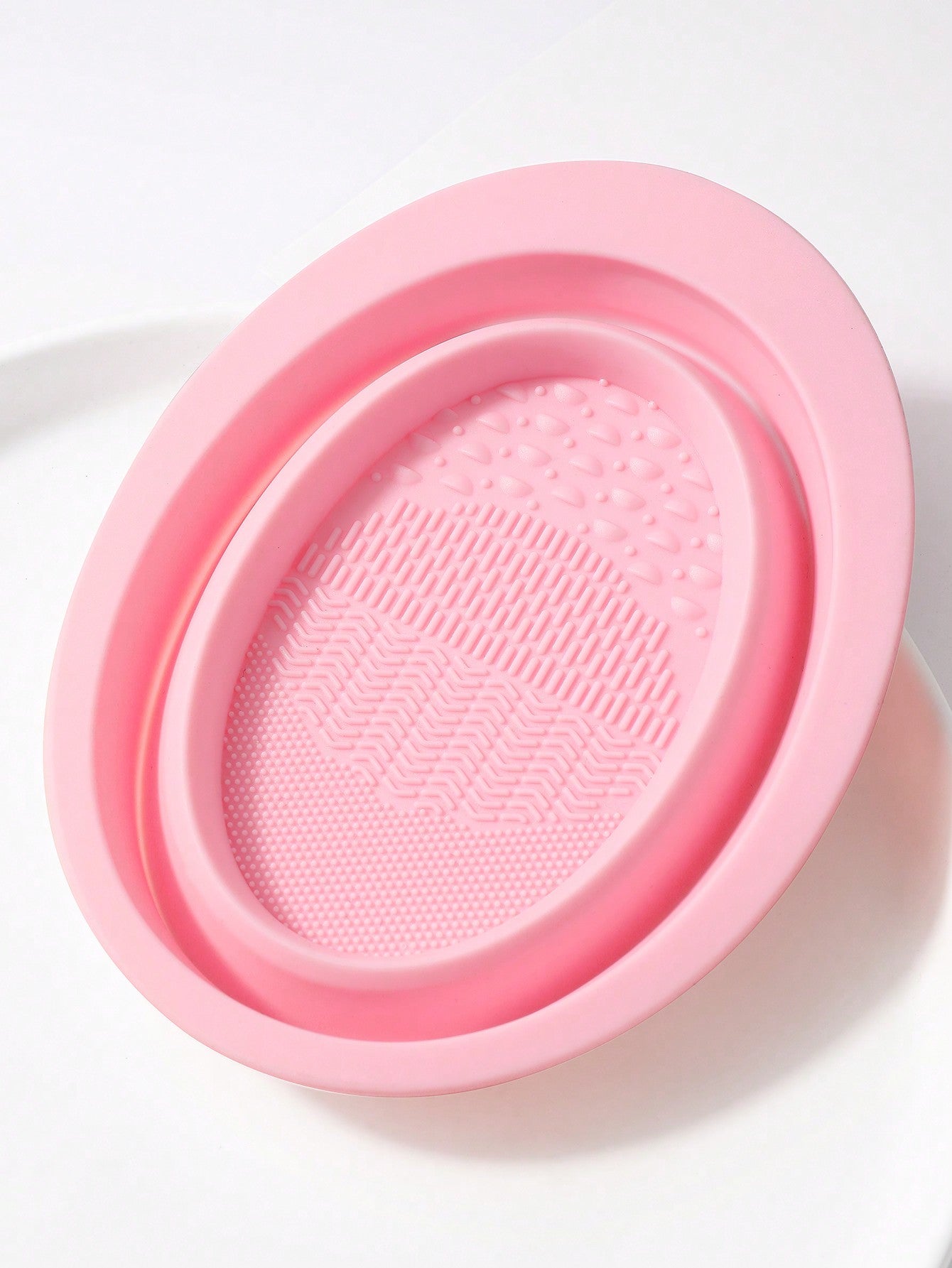 1pc Foldable Silicone Makeup Brush Cleaner Bowl - Etercycle Portable Cleaning Tool For Brushes, Powder Puffs, And Sponges