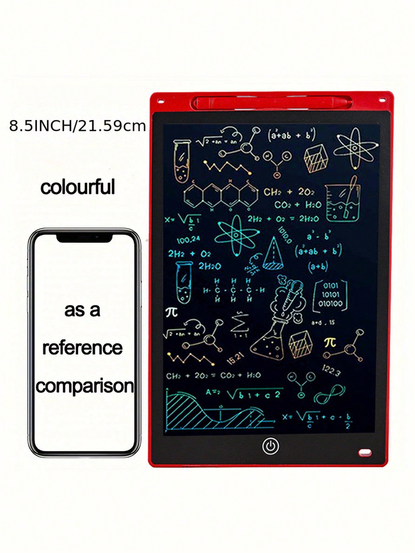 1pc, 8.5-Inch, LCD Writing Board, Color Screen Graffiti Board Drawing Board, Writing Board, Educational Christmas Birthday Gift, Learning Board, Halloween, Christmas And Thanksgiving Gifts, Easter Gifts