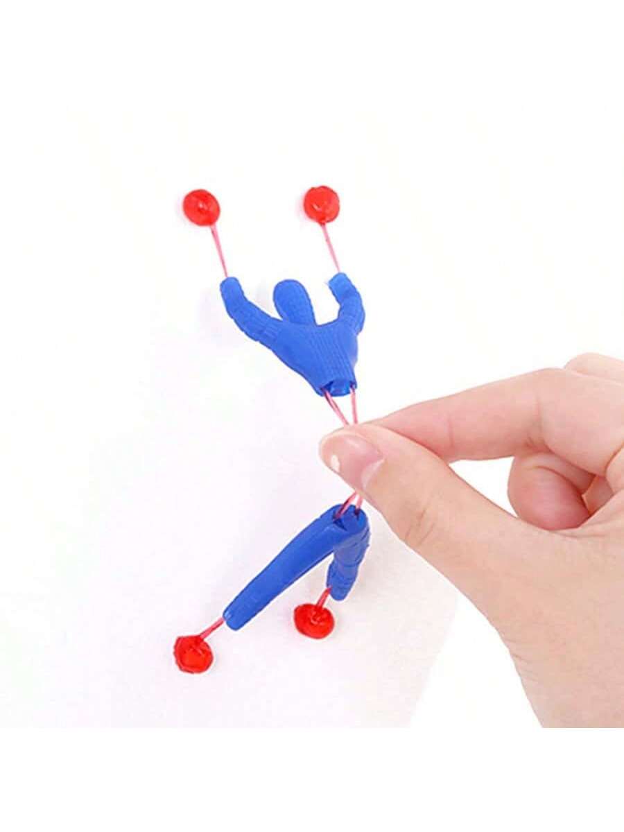 5-20pcs Color Random Funny Sticky Wall Climbing Men Toys For Adults Plastic Climbing Flip Man Attractive Classic Gift Novelty Toy