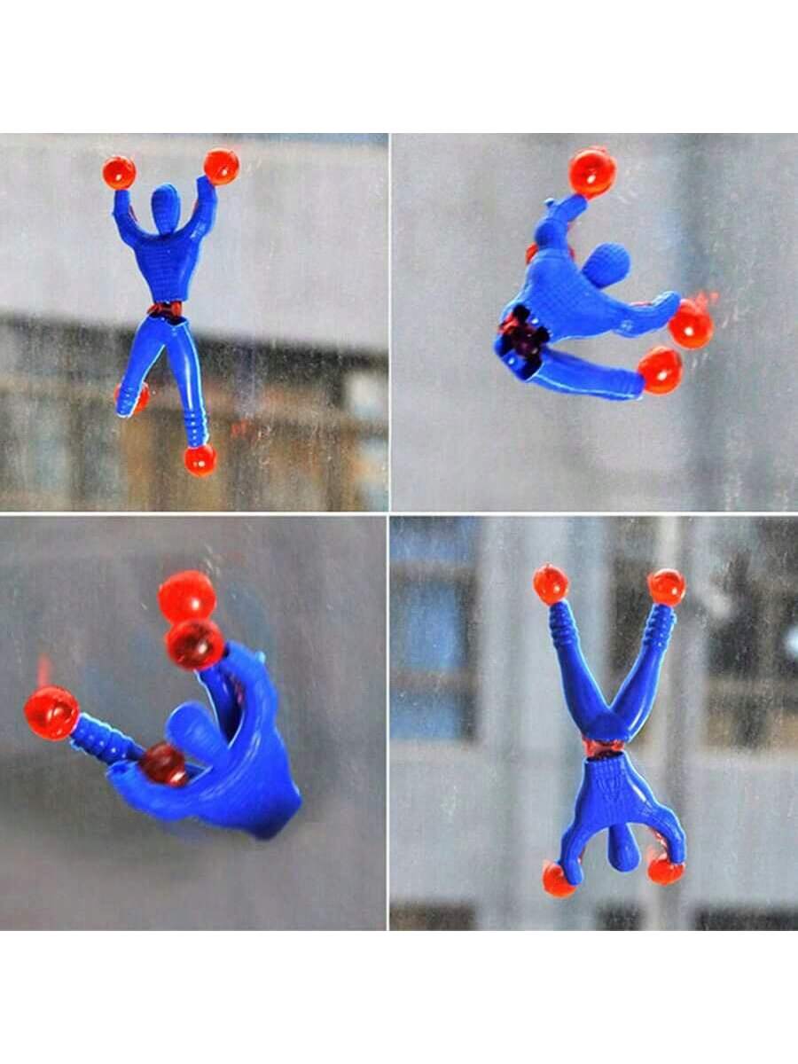 5-20pcs Color Random Funny Sticky Wall Climbing Men Toys For Adults Plastic Climbing Flip Man Attractive Classic Gift Novelty Toy