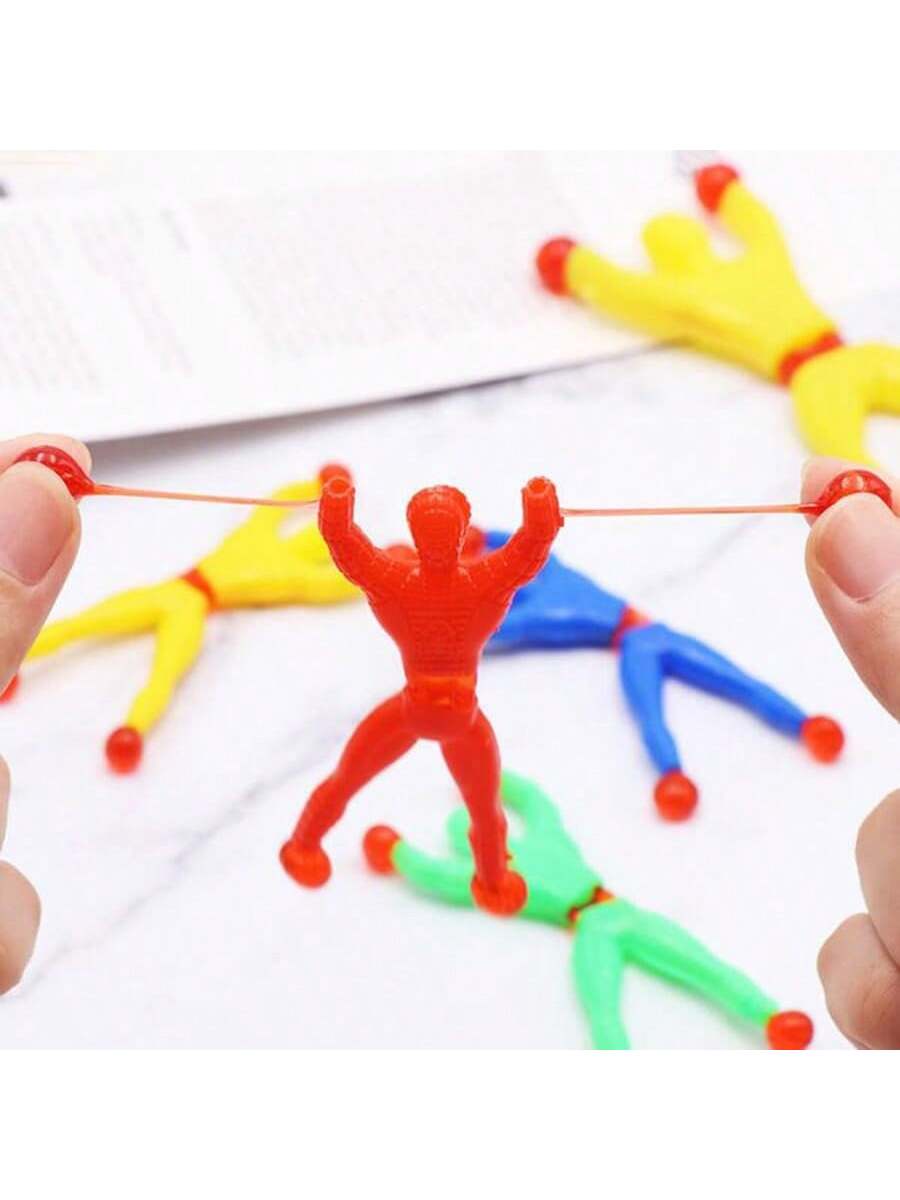 5-20pcs Color Random Funny Sticky Wall Climbing Men Toys For Adults Plastic Climbing Flip Man Attractive Classic Gift Novelty Toy