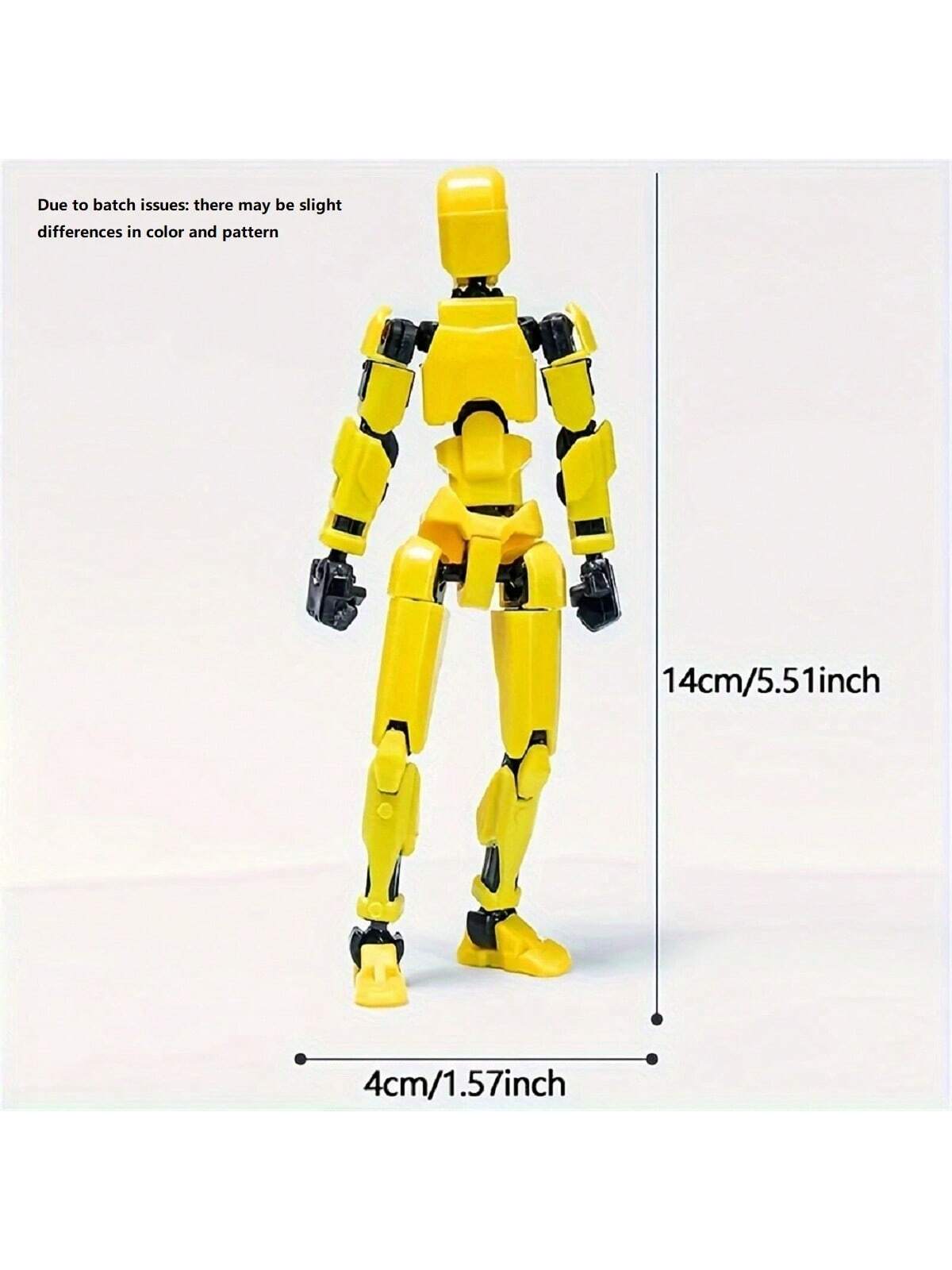 1pc, Titan 13 Action Figure -3D Printed,Multi-Jointed, Movable, Articulated Robot Dummy - High-Quality Plastic Material,Lucky 13 Collectible Figuredeadpool Suit,Brawl Stars Toys,Goku