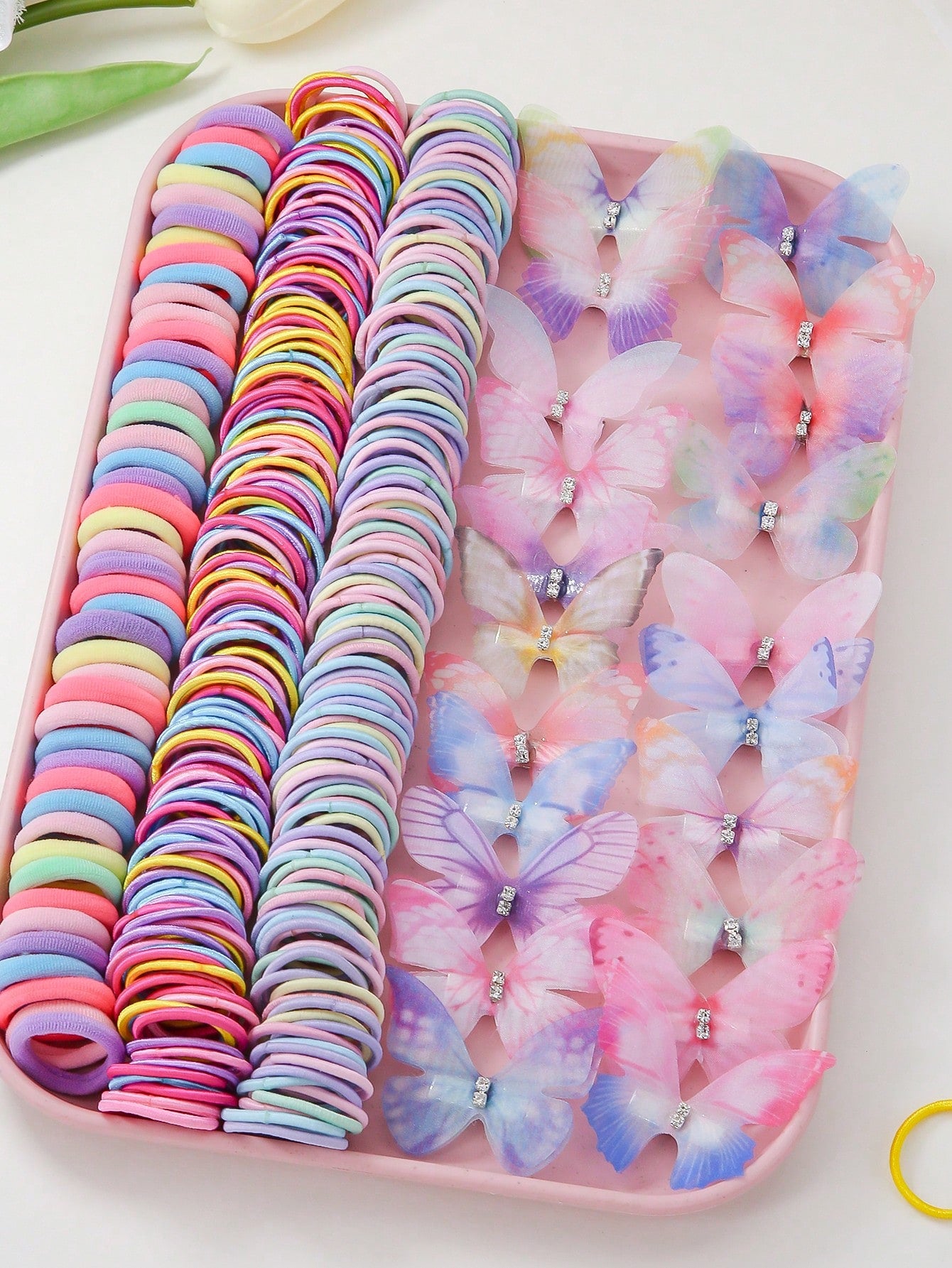 260pcs/Set Baby Girl Princess Hair Accessories Combo - Hair Ties, Hairclips, Barrettes, Hair Bands, For Daily Wear & Gift